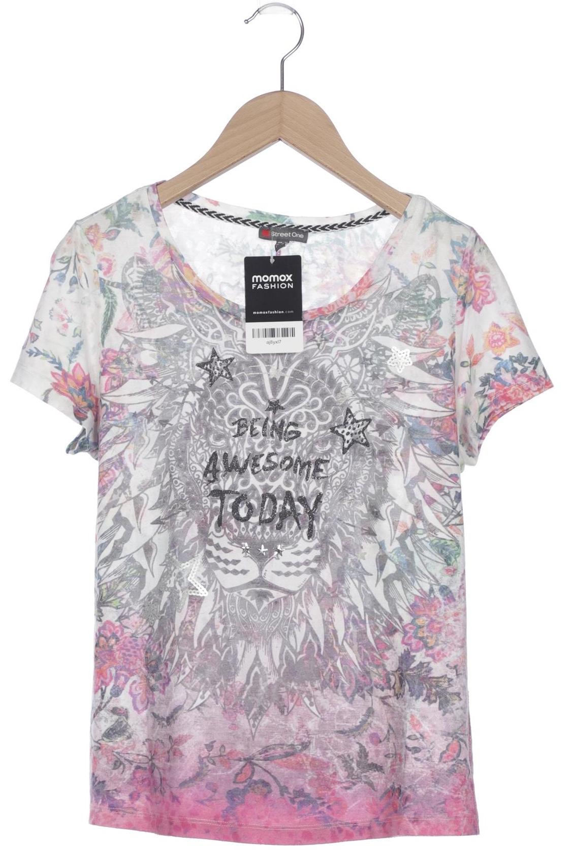 

Street One Damen T-Shirt, mehrfarbig, Gr. 36