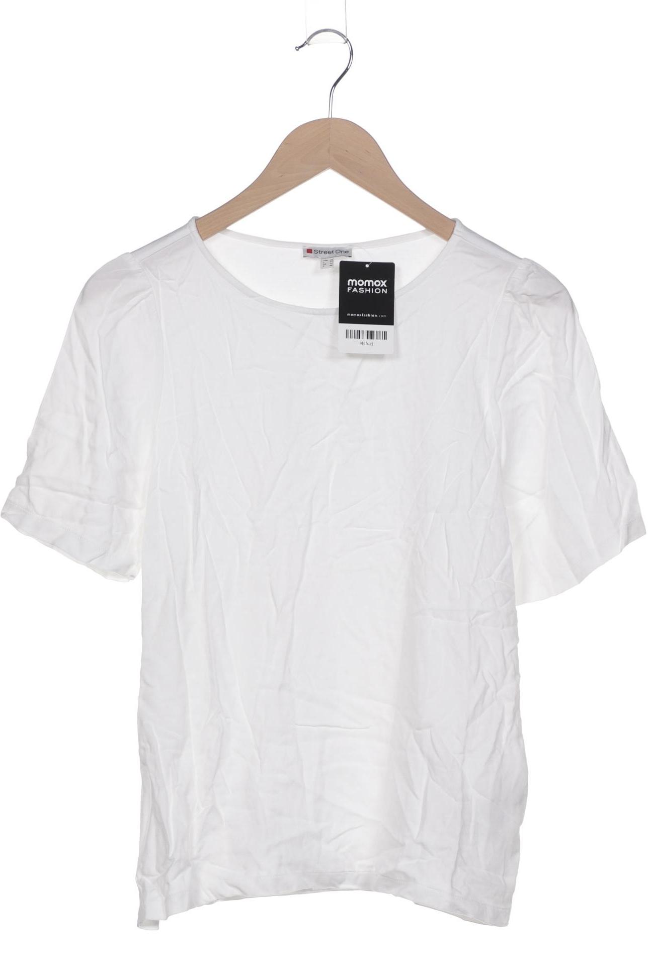 

Street One Damen T-Shirt, weiß, Gr. 38