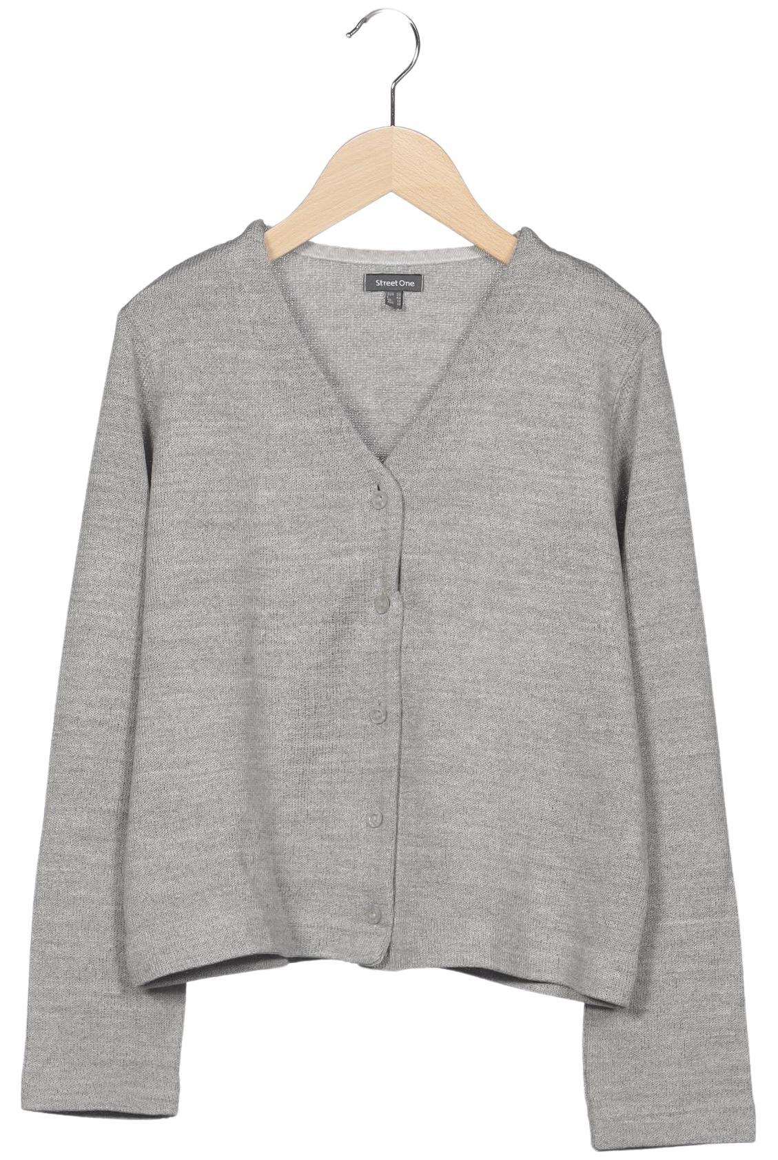 

Street One Damen Strickjacke, grau, Gr. 38