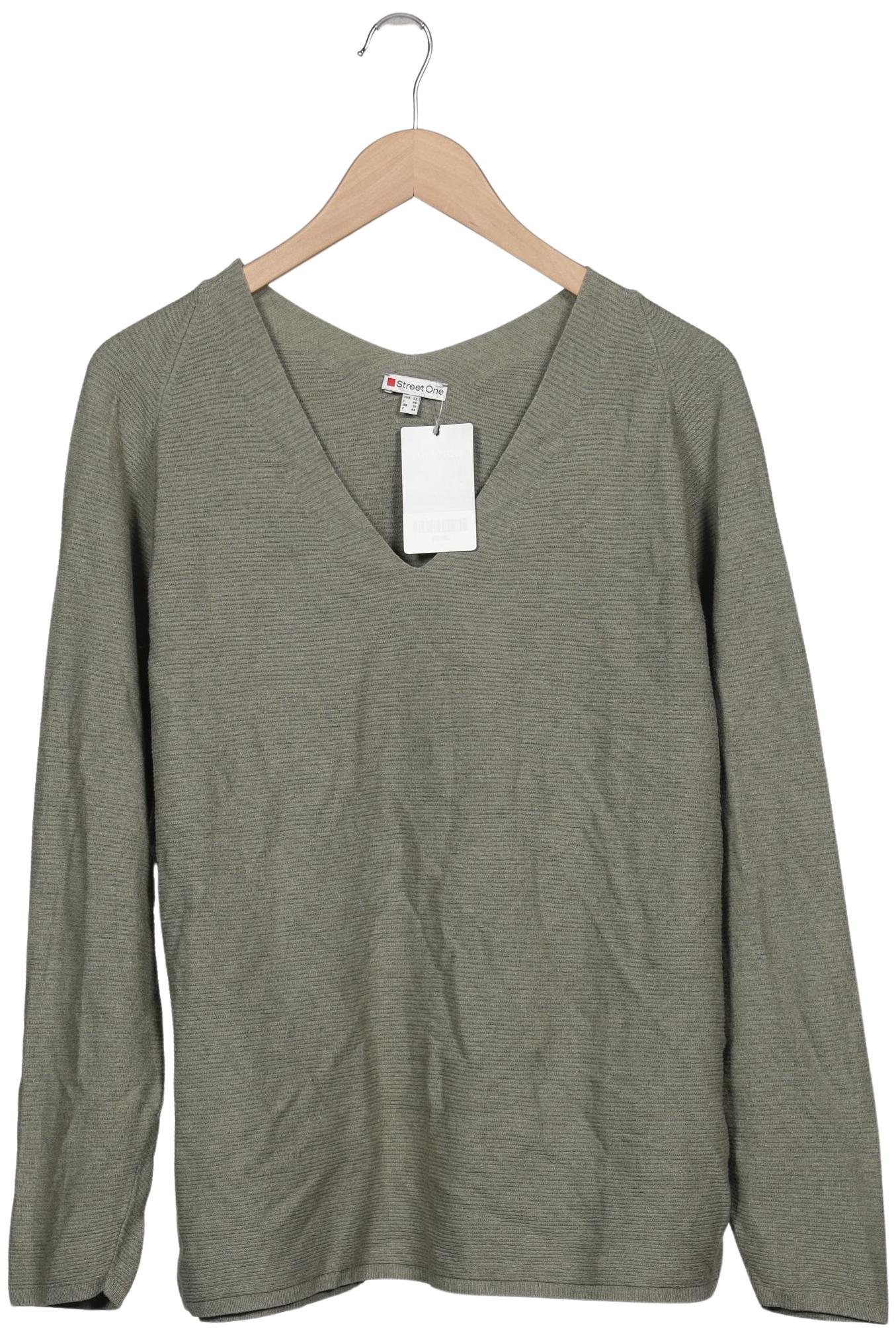 

Street One Damen Pullover, grün, Gr. 42