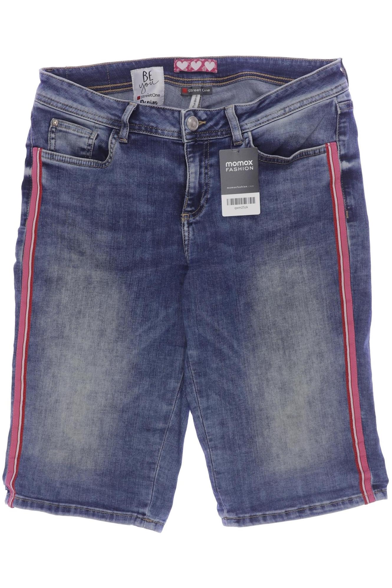 

Street One Damen Shorts, blau, Gr. 28