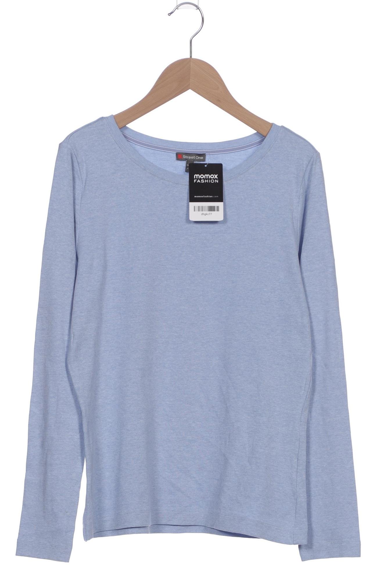 

Street One Damen Langarmshirt, hellblau, Gr. 38