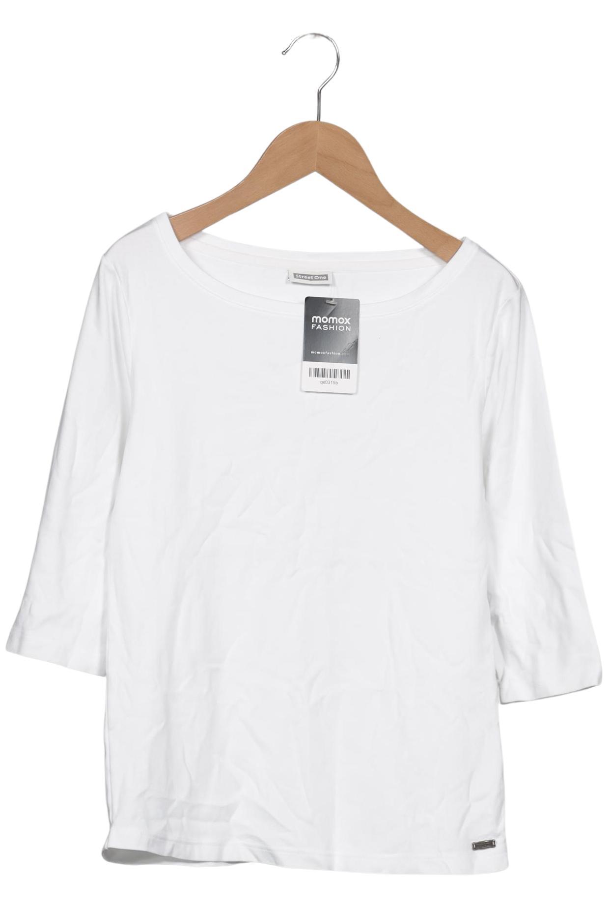 

Street One Damen Langarmshirt, weiß, Gr. 40
