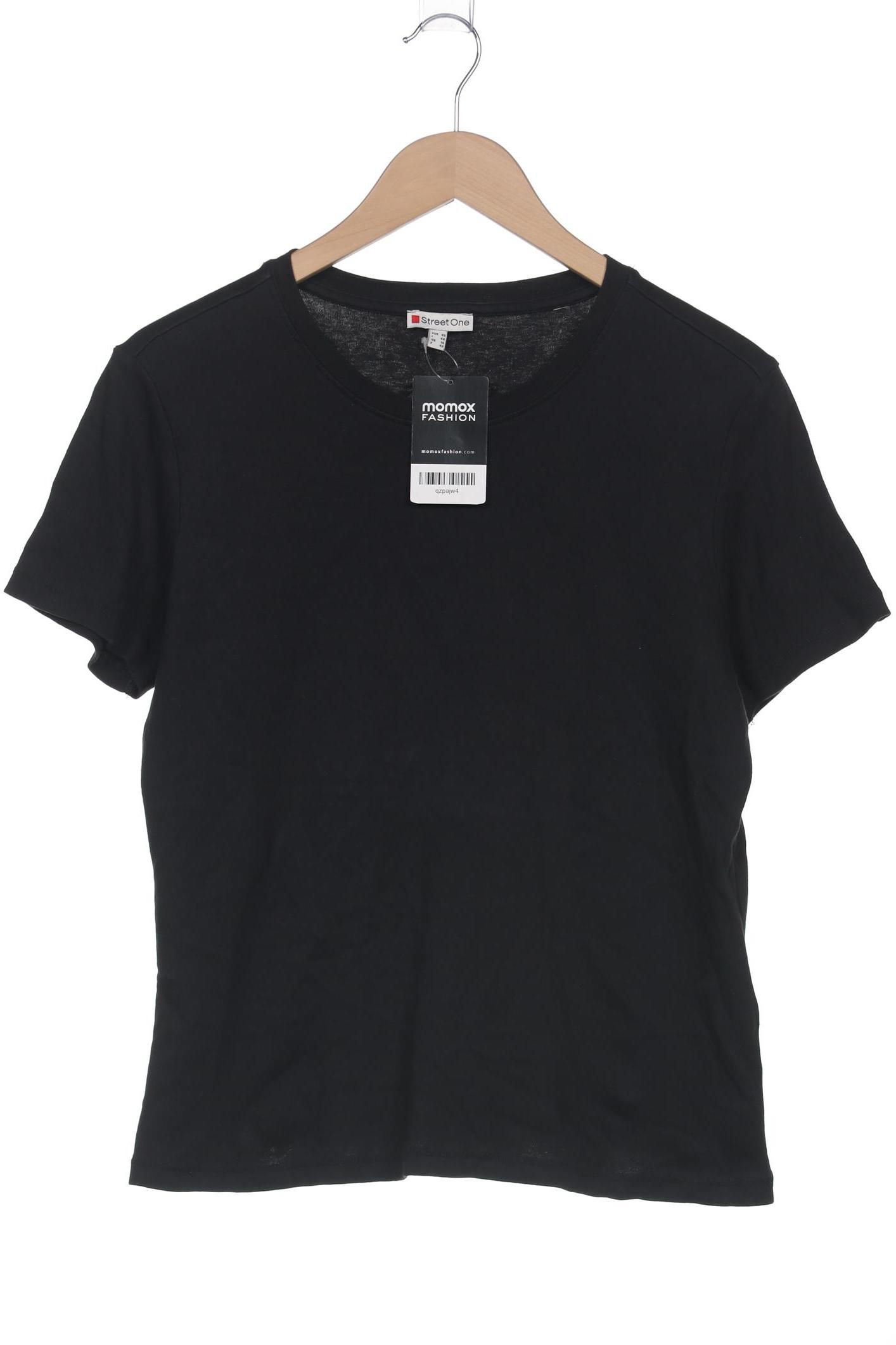 

Street One Damen T-Shirt, schwarz, Gr. 40