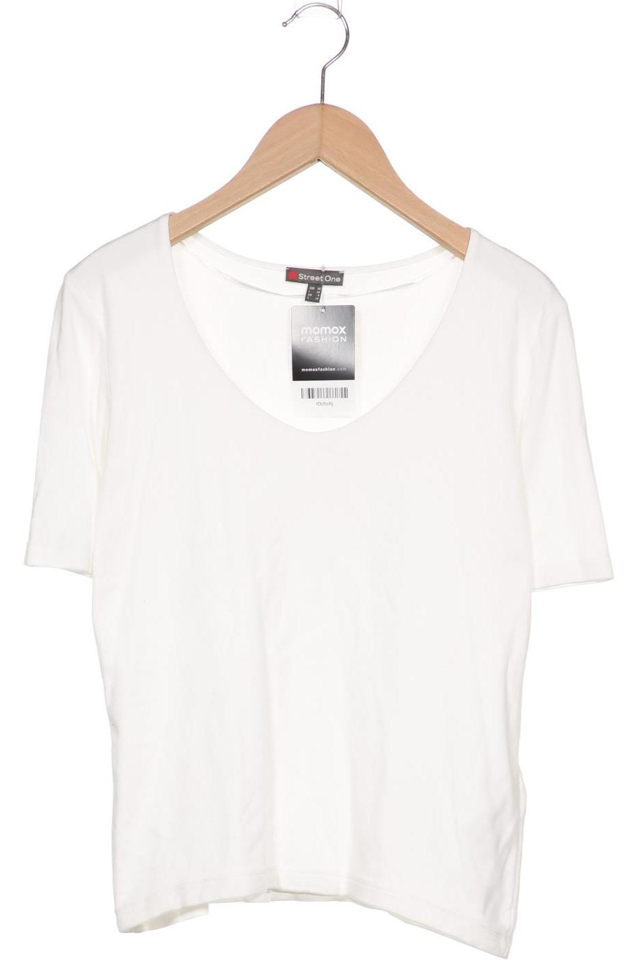 

Street One Damen T-Shirt, weiß, Gr. 34