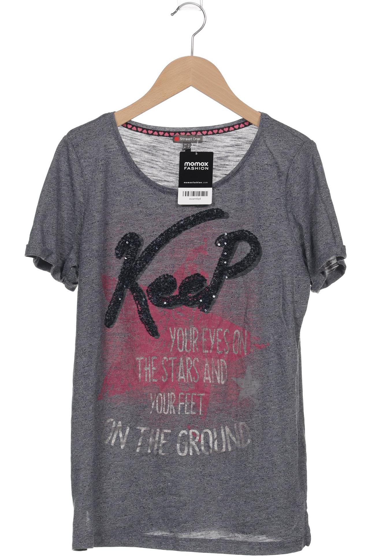 

Street One Damen T-Shirt, blau, Gr. 38