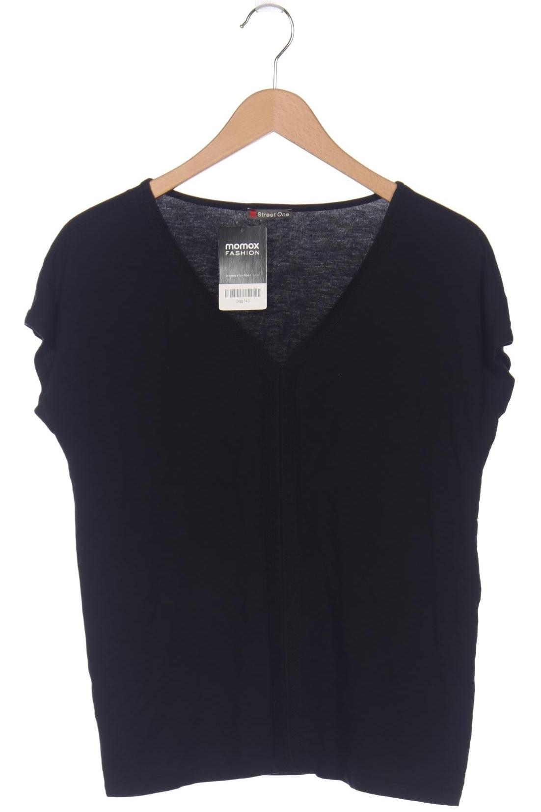 

Street One Damen T-Shirt, schwarz, Gr. 44