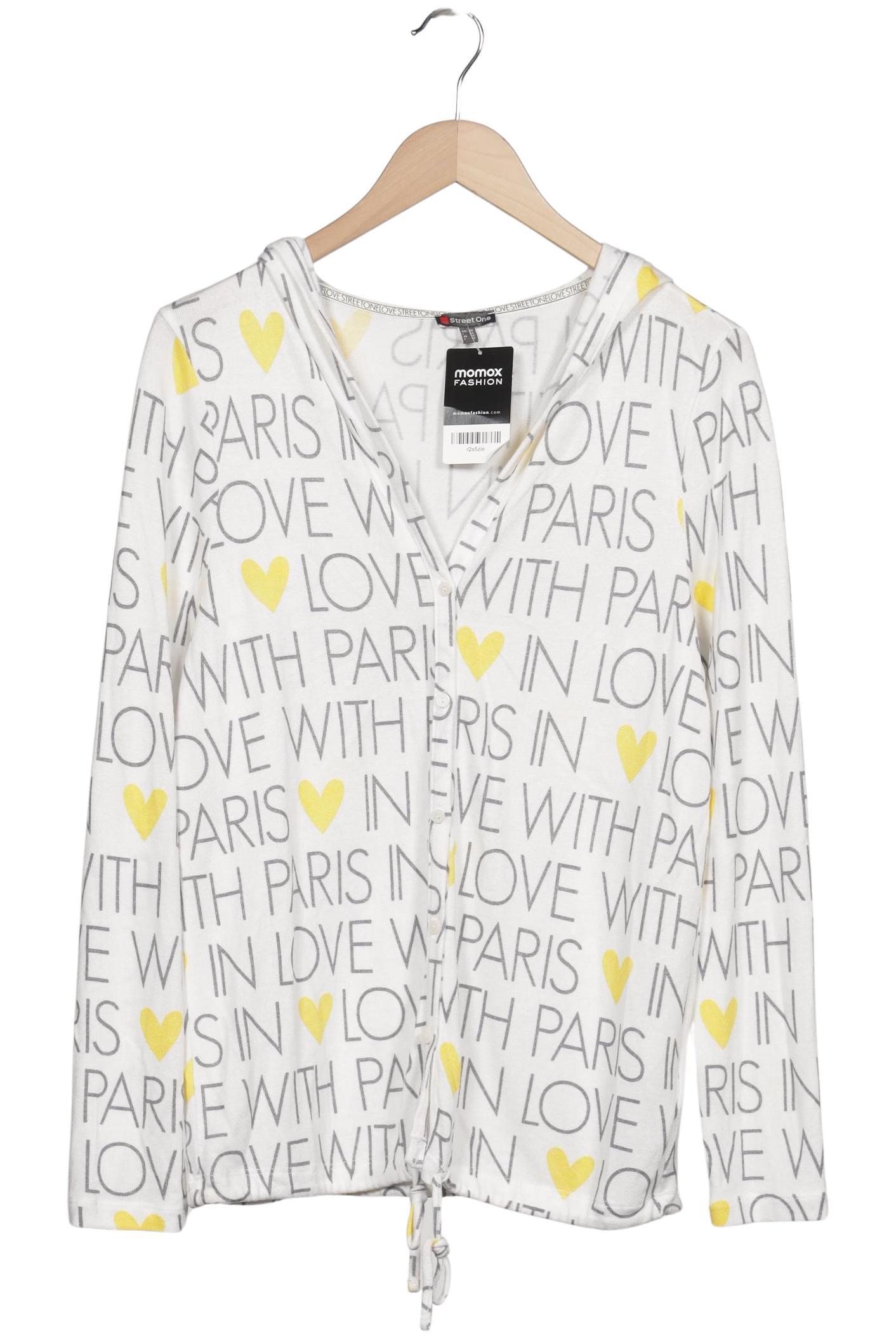 

Street One Damen Strickjacke, weiß, Gr. 40