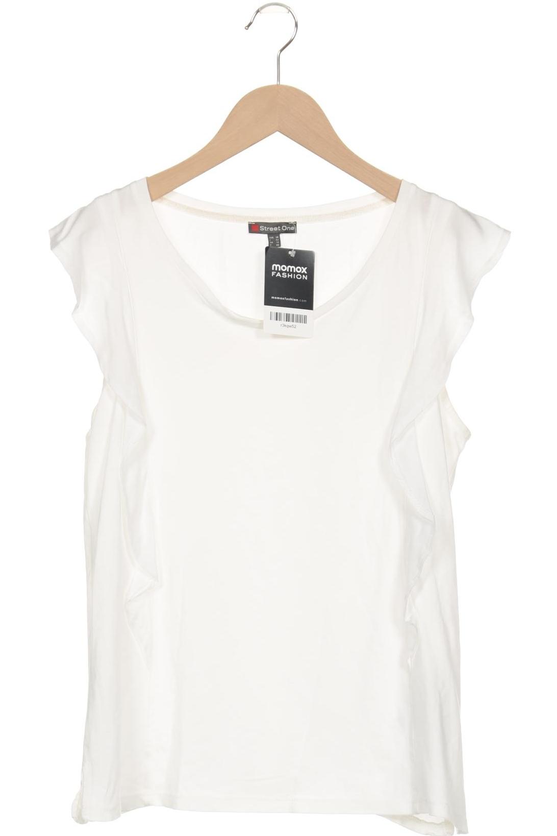 

Street One Damen T-Shirt, weiß, Gr. 38