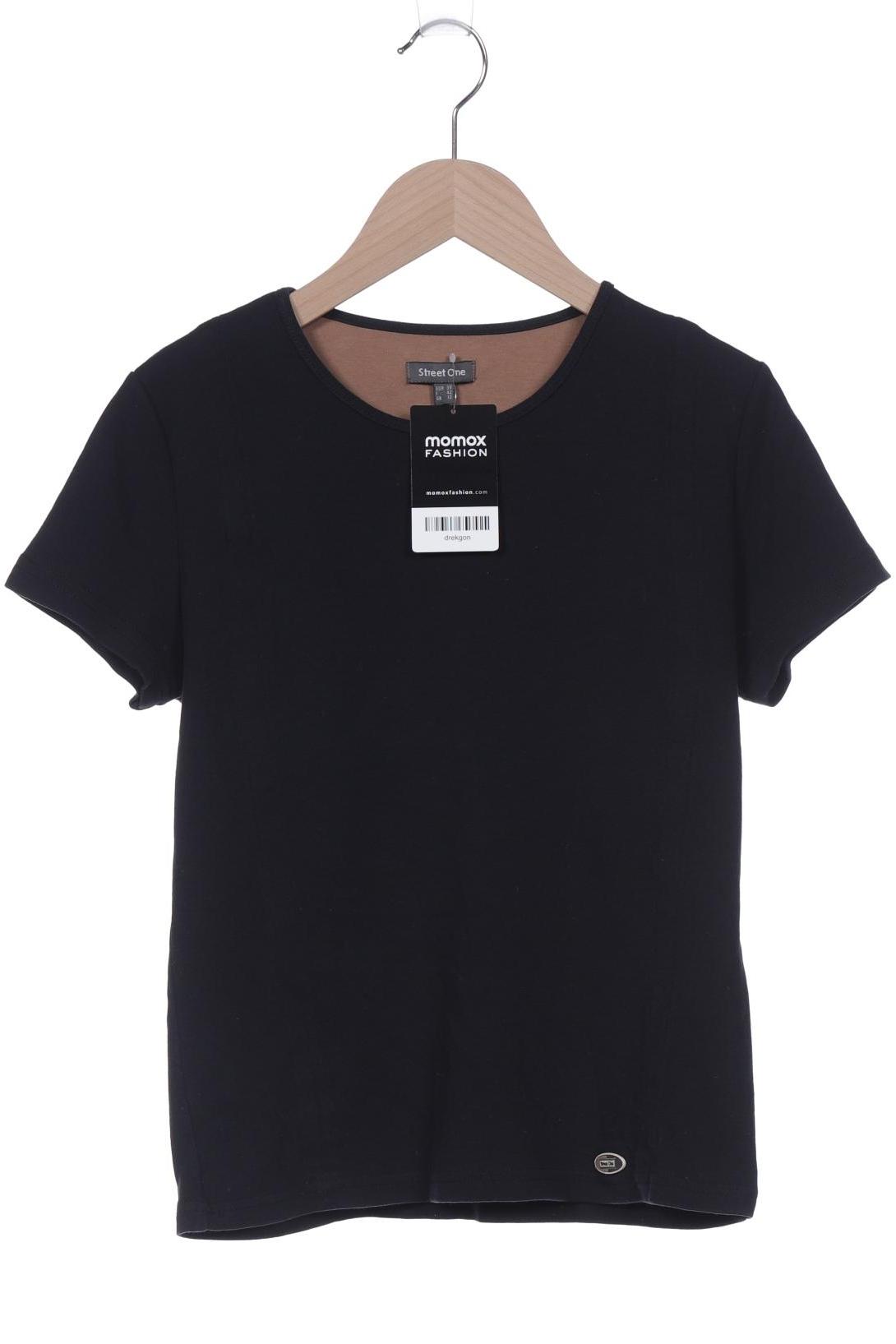 

Street One Damen T-Shirt, schwarz, Gr. 38