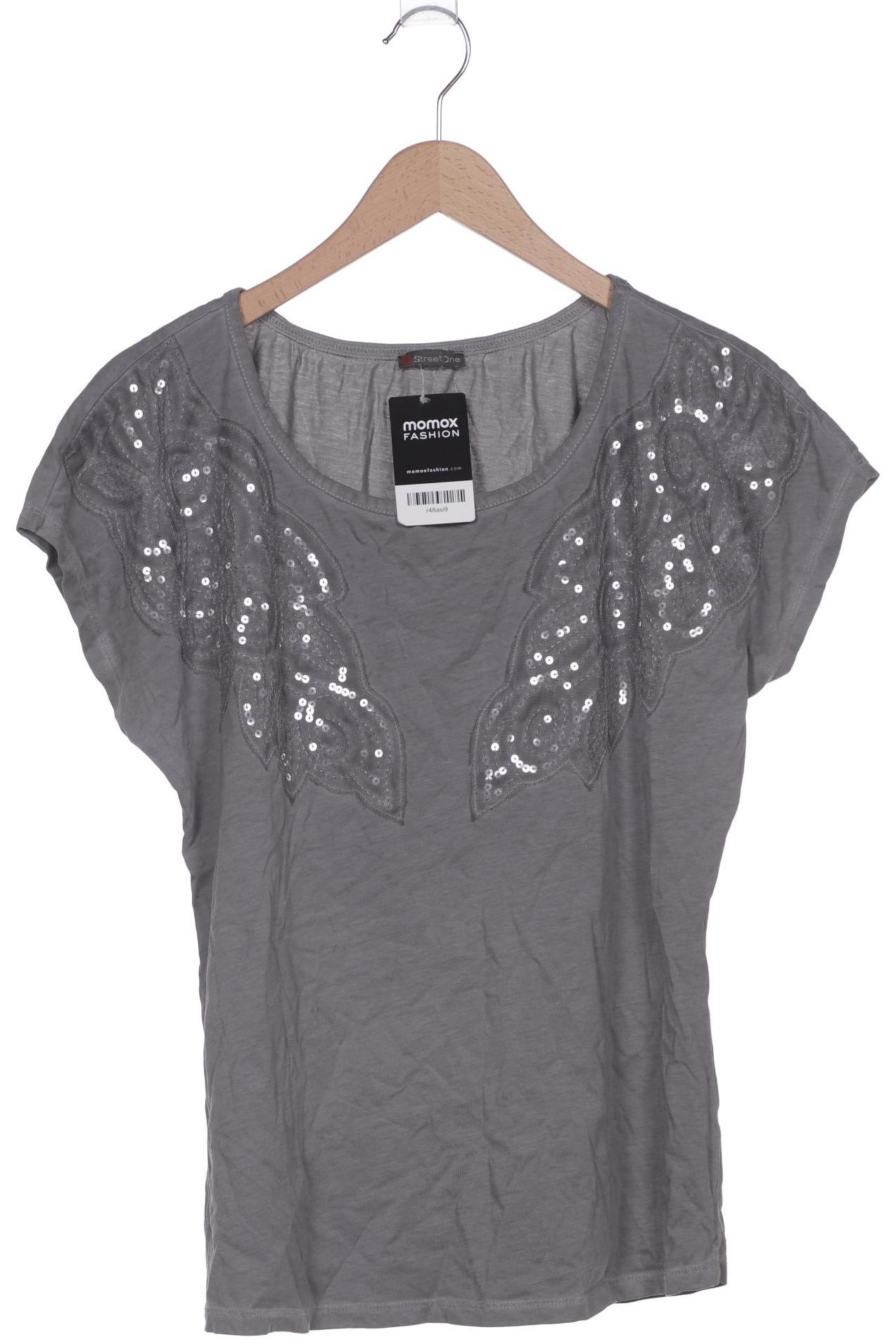 

Street One Damen T-Shirt, grau, Gr. 42