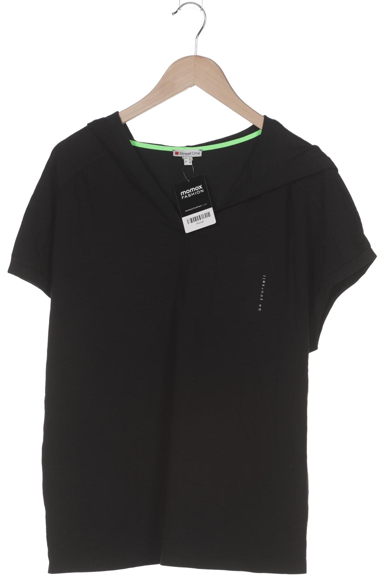 

Street One Damen Kapuzenpullover, schwarz, Gr. 44