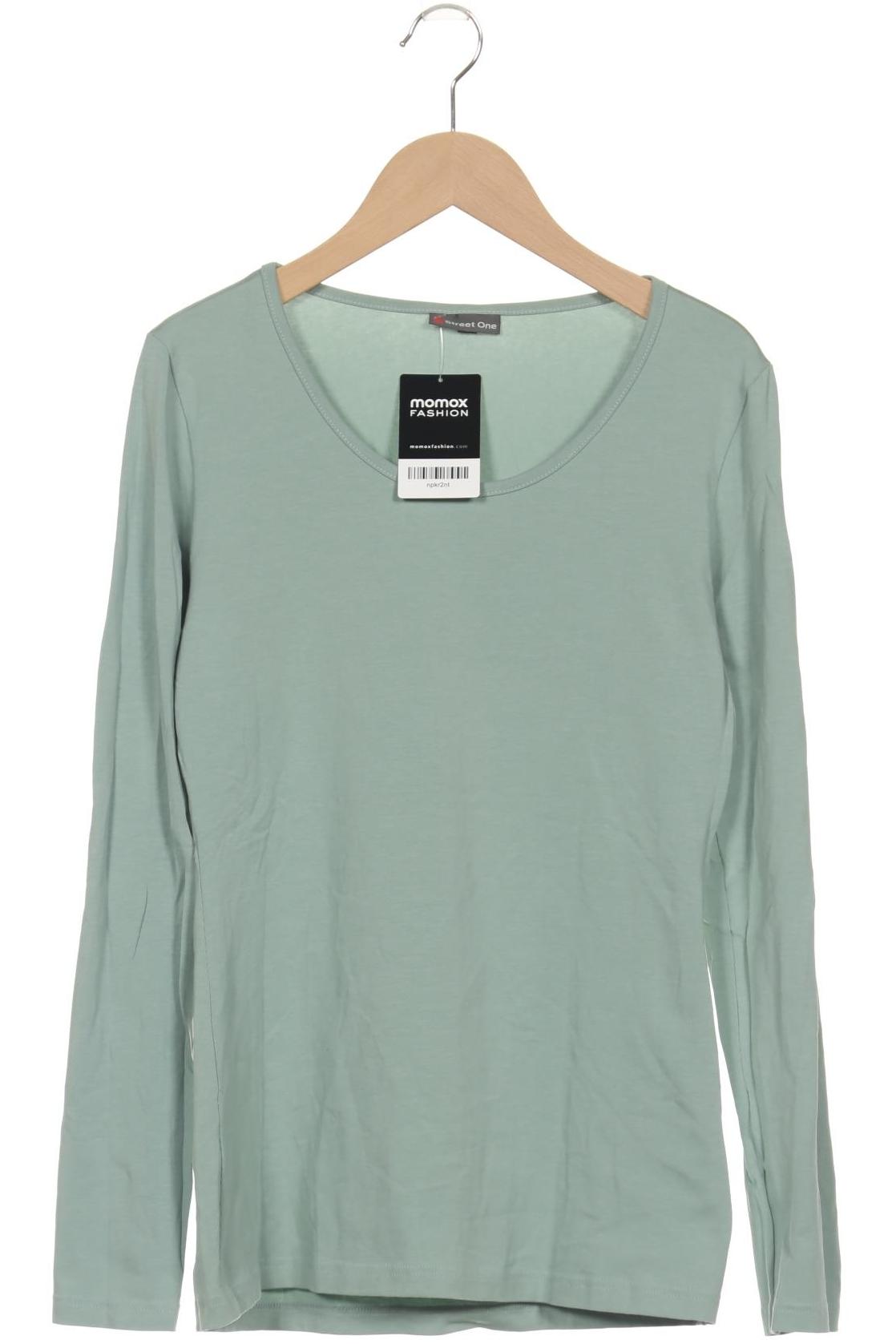 

Street One Damen Langarmshirt, türkis, Gr. 34