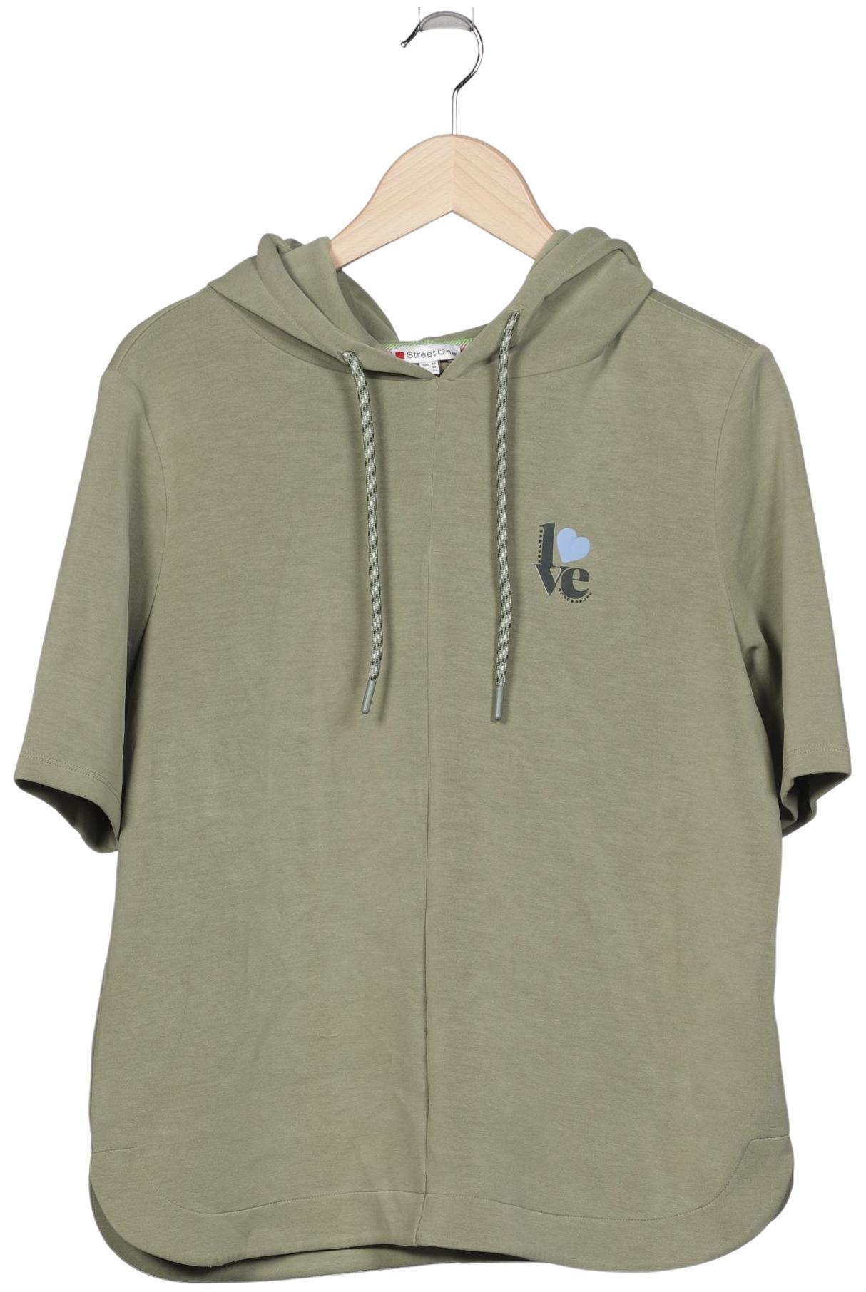 

Street One Damen Kapuzenpullover, grün, Gr. 40