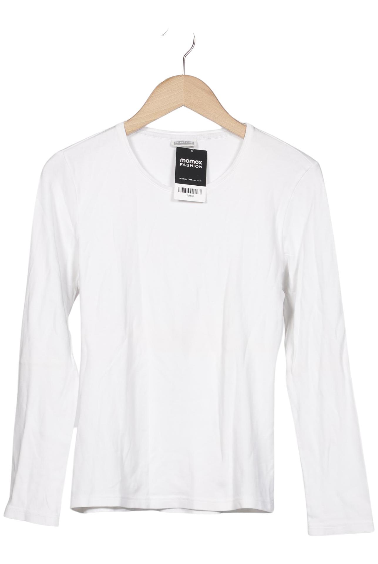

Street One Damen Langarmshirt, weiß, Gr. 42