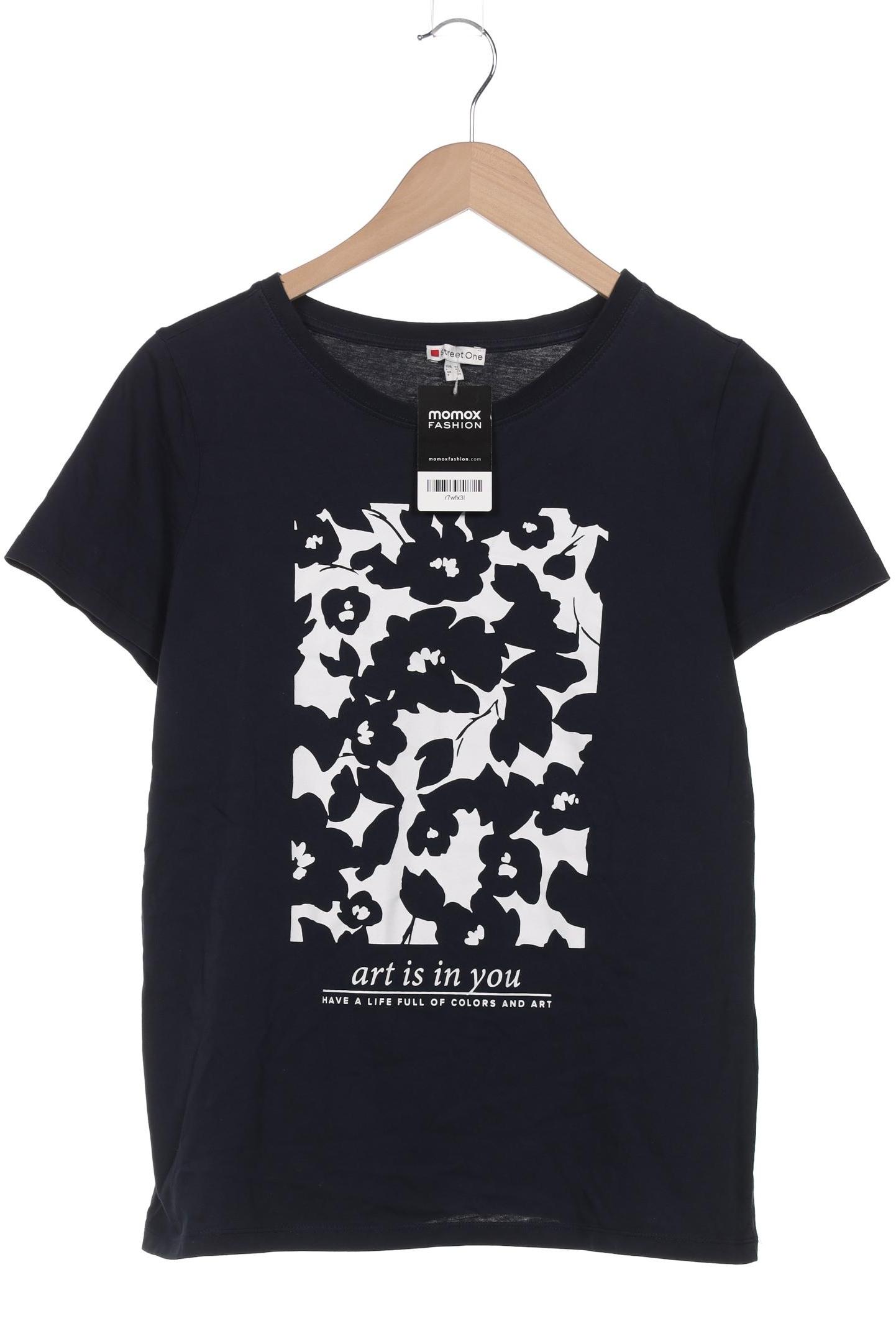

Street One Damen T-Shirt, marineblau, Gr. 40