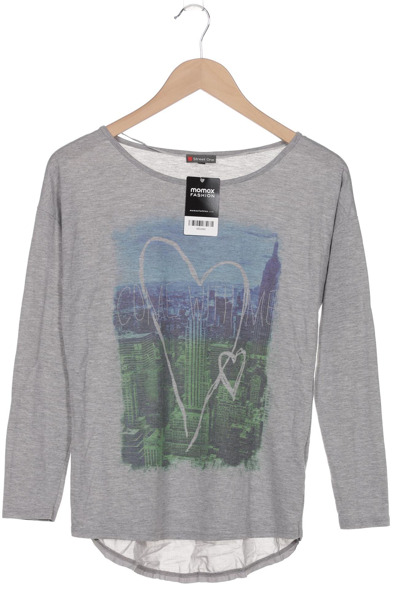 

Street One Damen Langarmshirt, grau, Gr. 36