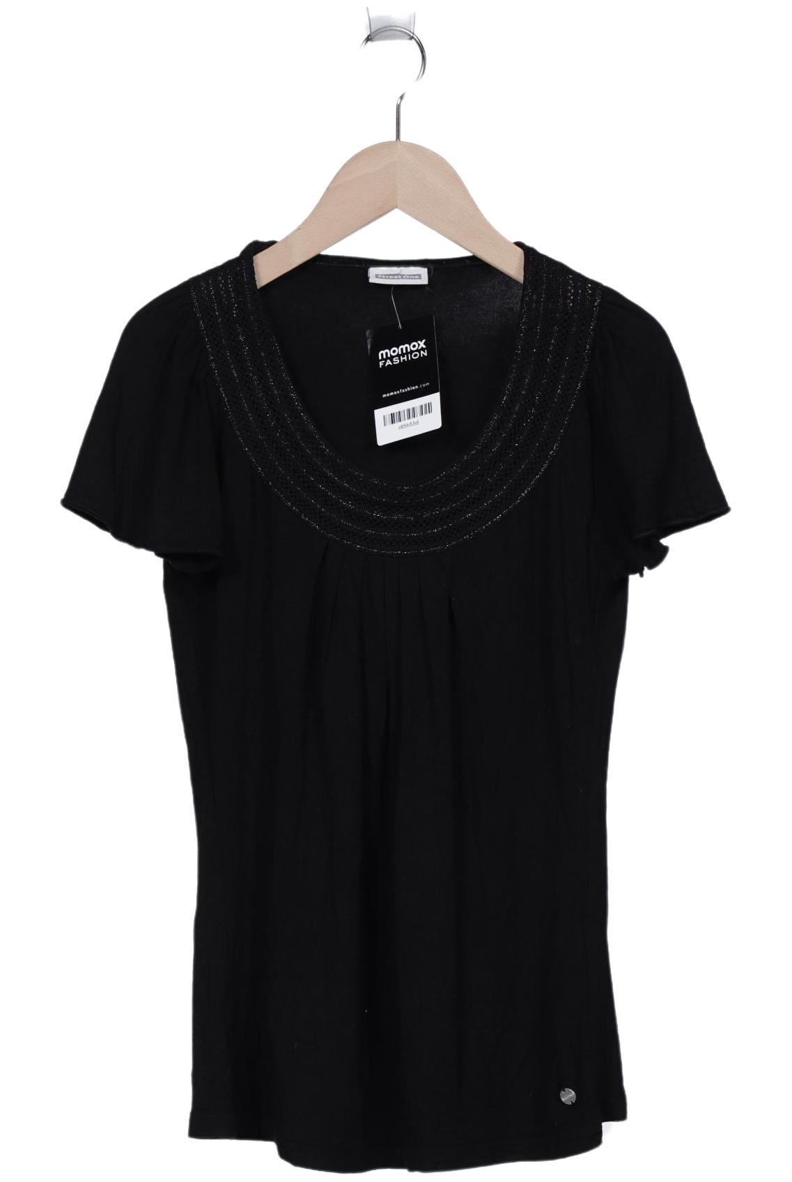 

Street One Damen T-Shirt, schwarz, Gr. 36