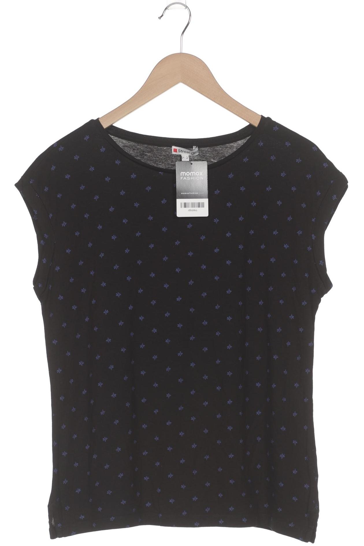 

Street One Damen T-Shirt, schwarz, Gr. 42