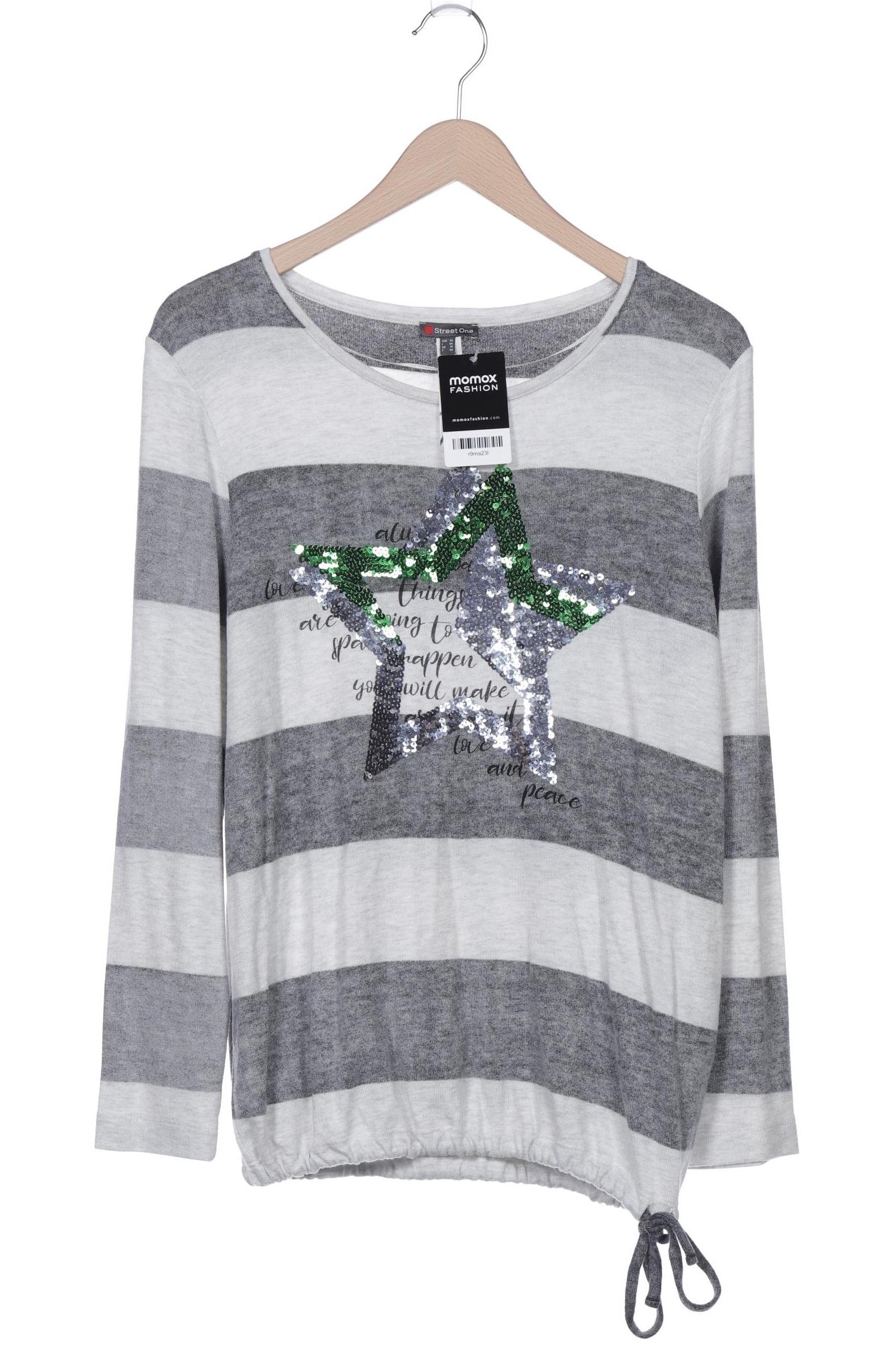

Street One Damen Langarmshirt, grau, Gr. 40