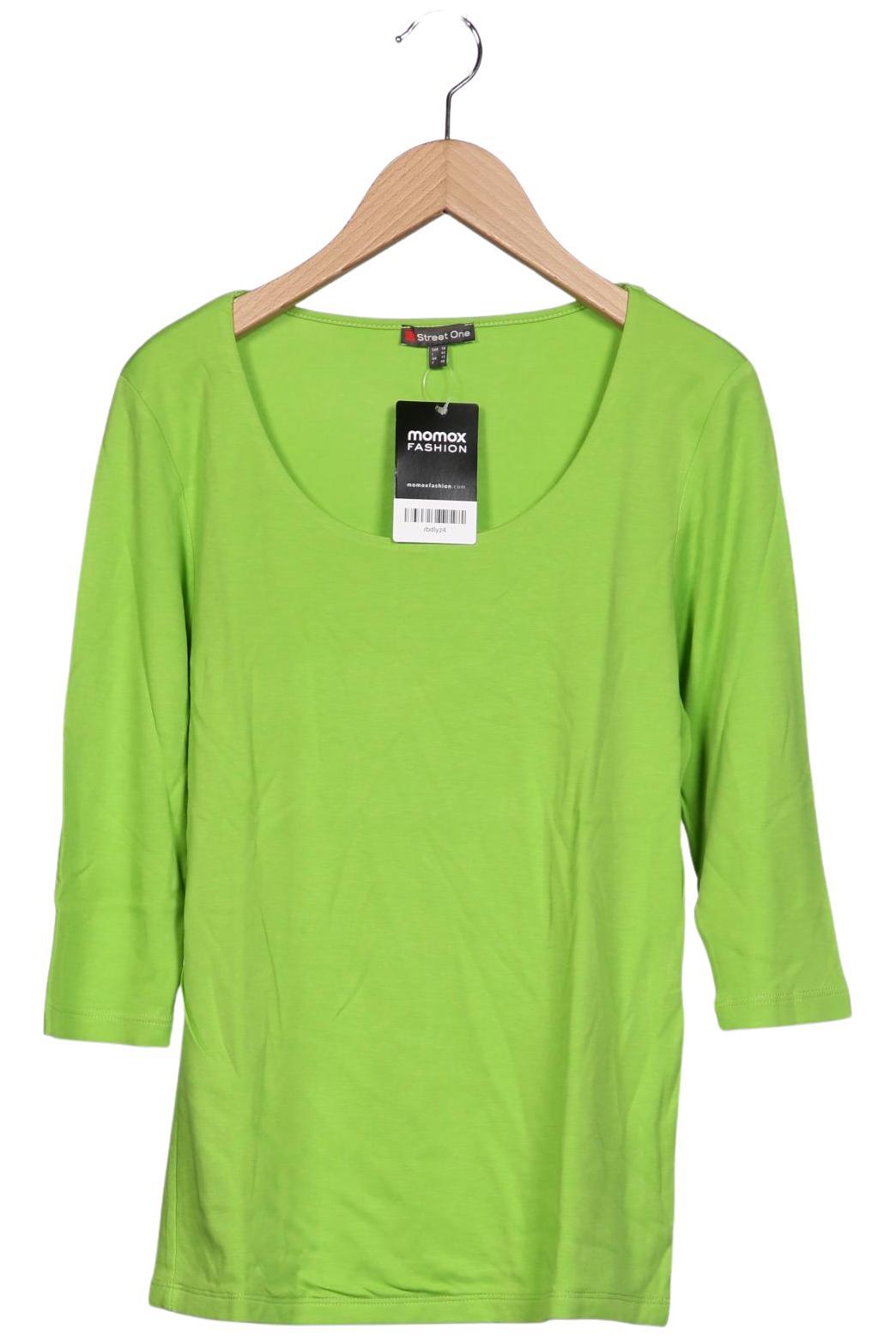 

Street One Damen Langarmshirt, hellgrün, Gr. 38
