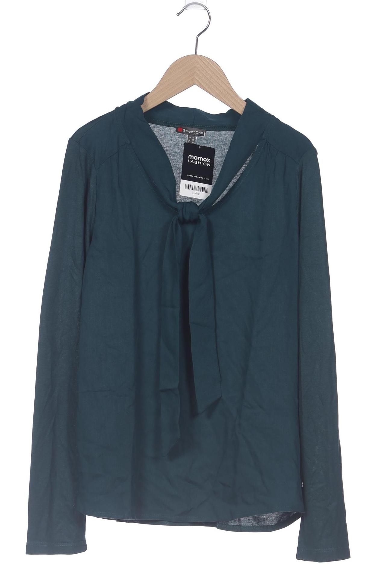 

Street One Damen Langarmshirt, türkis, Gr. 38