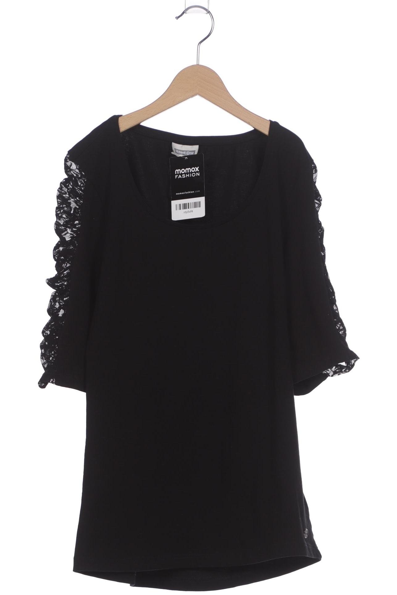 

Street One Damen T-Shirt, schwarz, Gr. 38