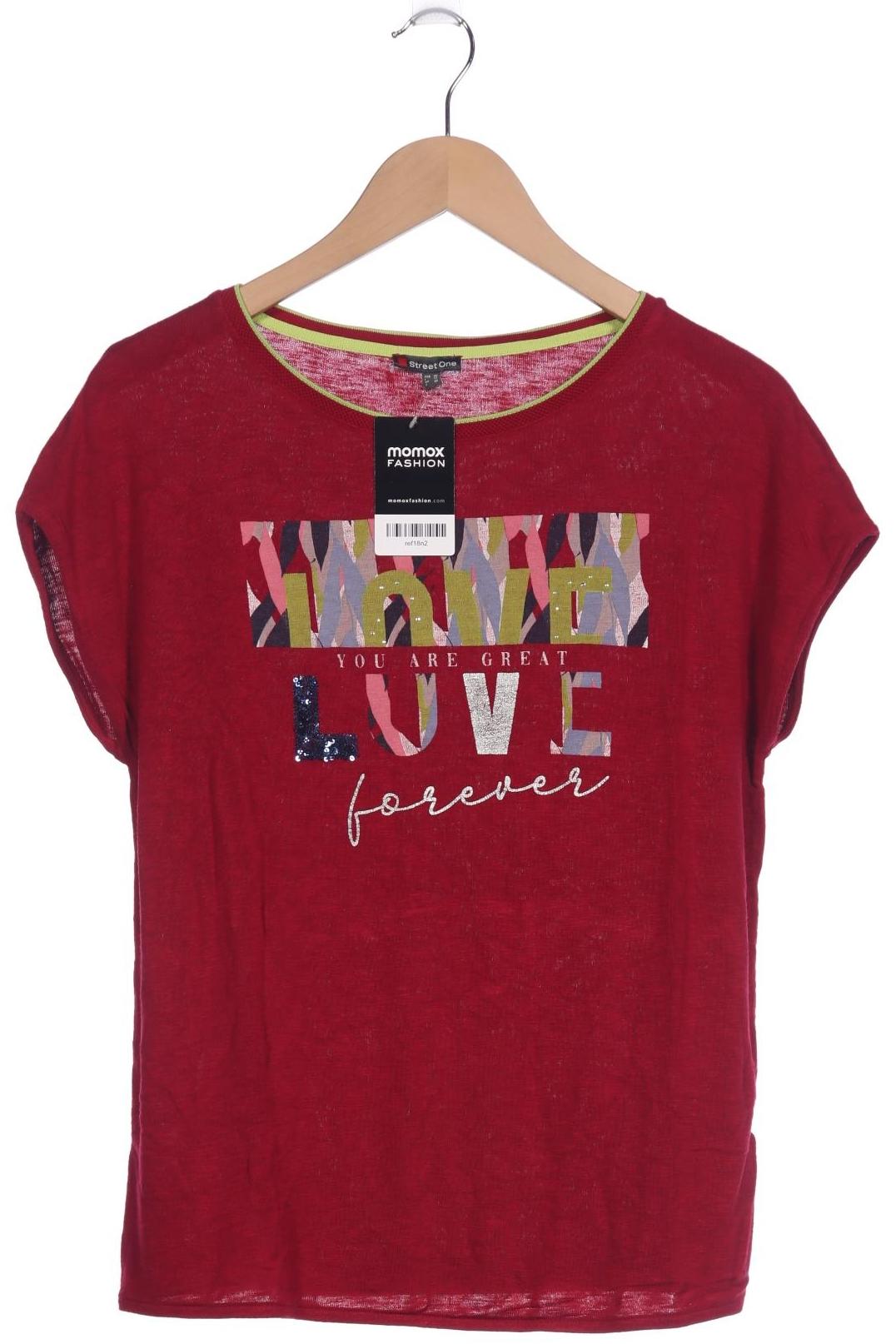 

Street One Damen T-Shirt, rot, Gr. 40