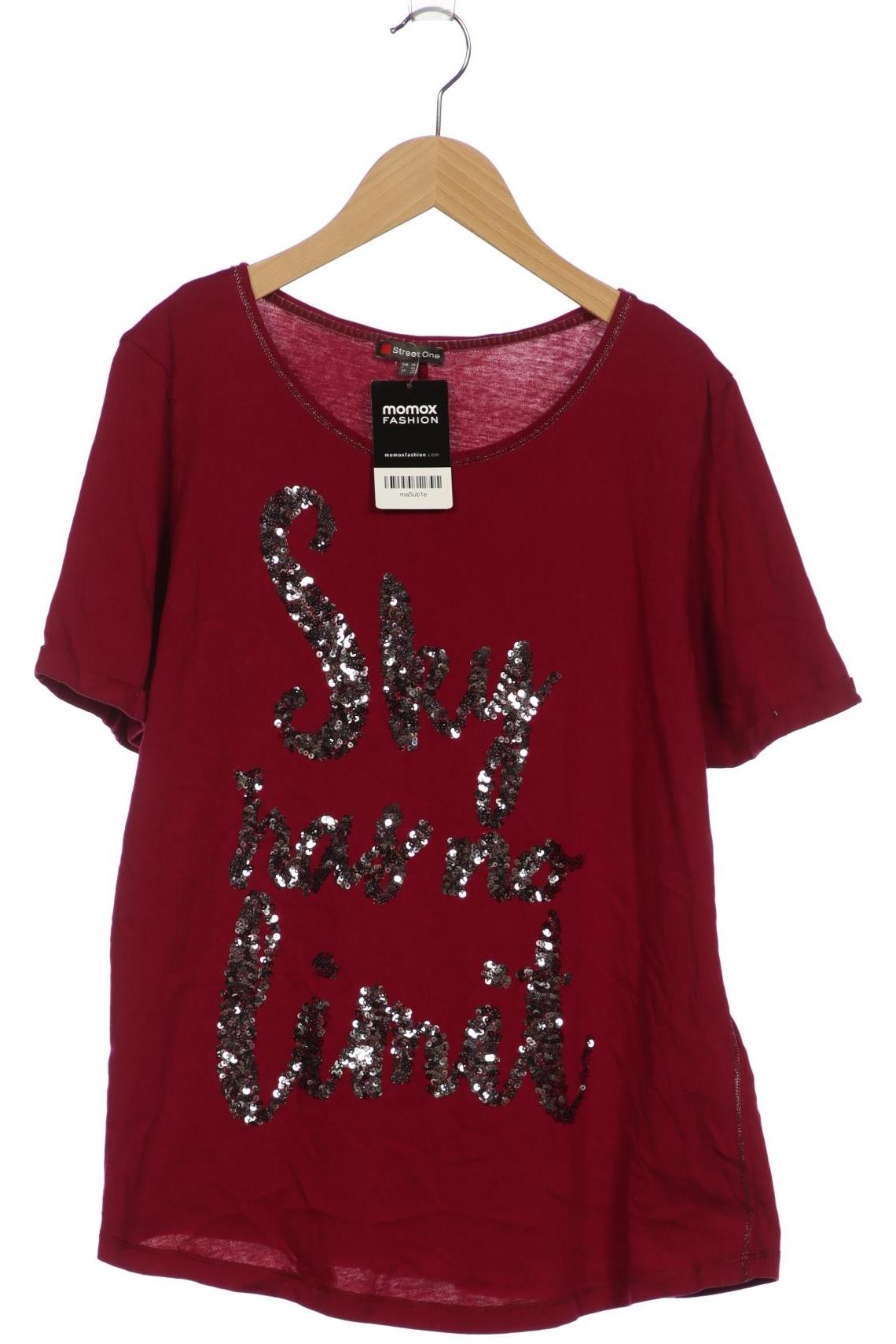 

Street One Damen T-Shirt, bordeaux, Gr. 42