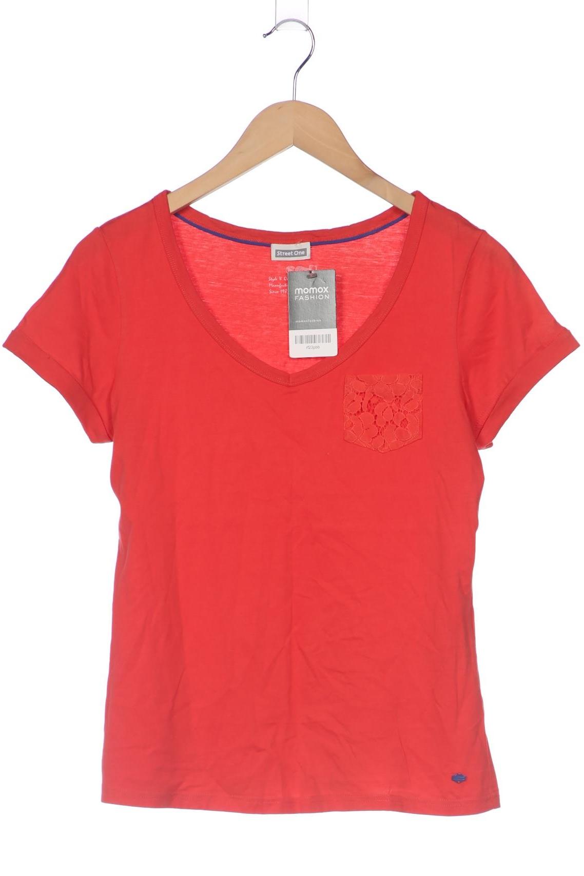 

Street One Damen T-Shirt, rot, Gr. 38