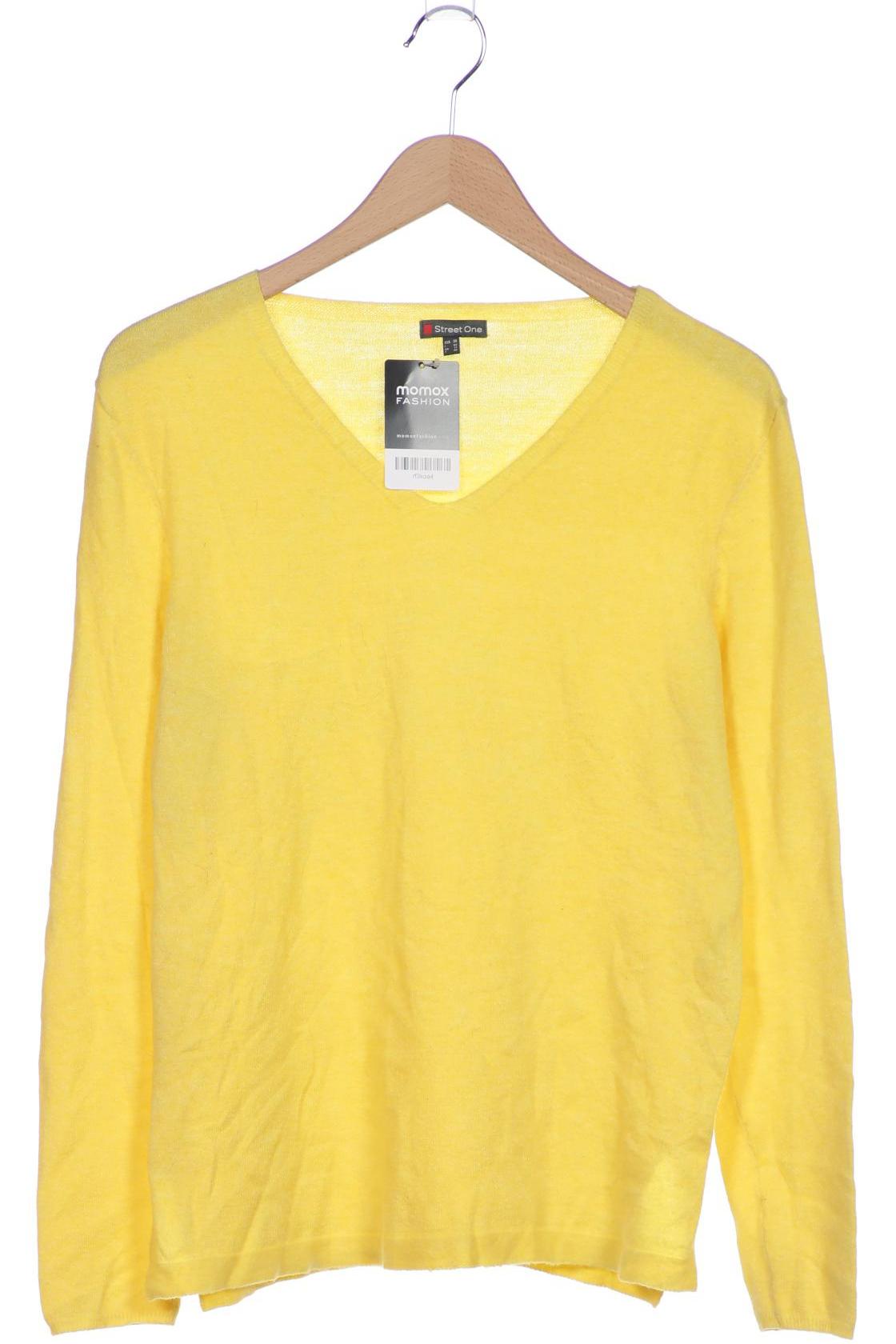 

Street One Damen Pullover, gelb, Gr. 38