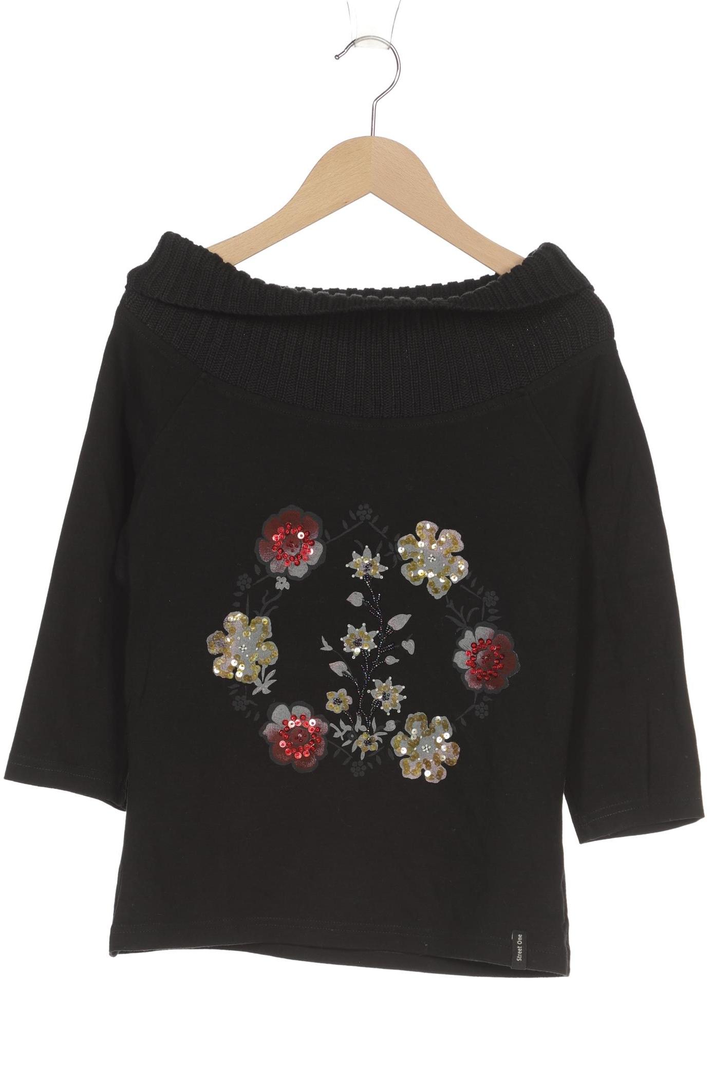 

Street One Damen Langarmshirt, schwarz, Gr. 36