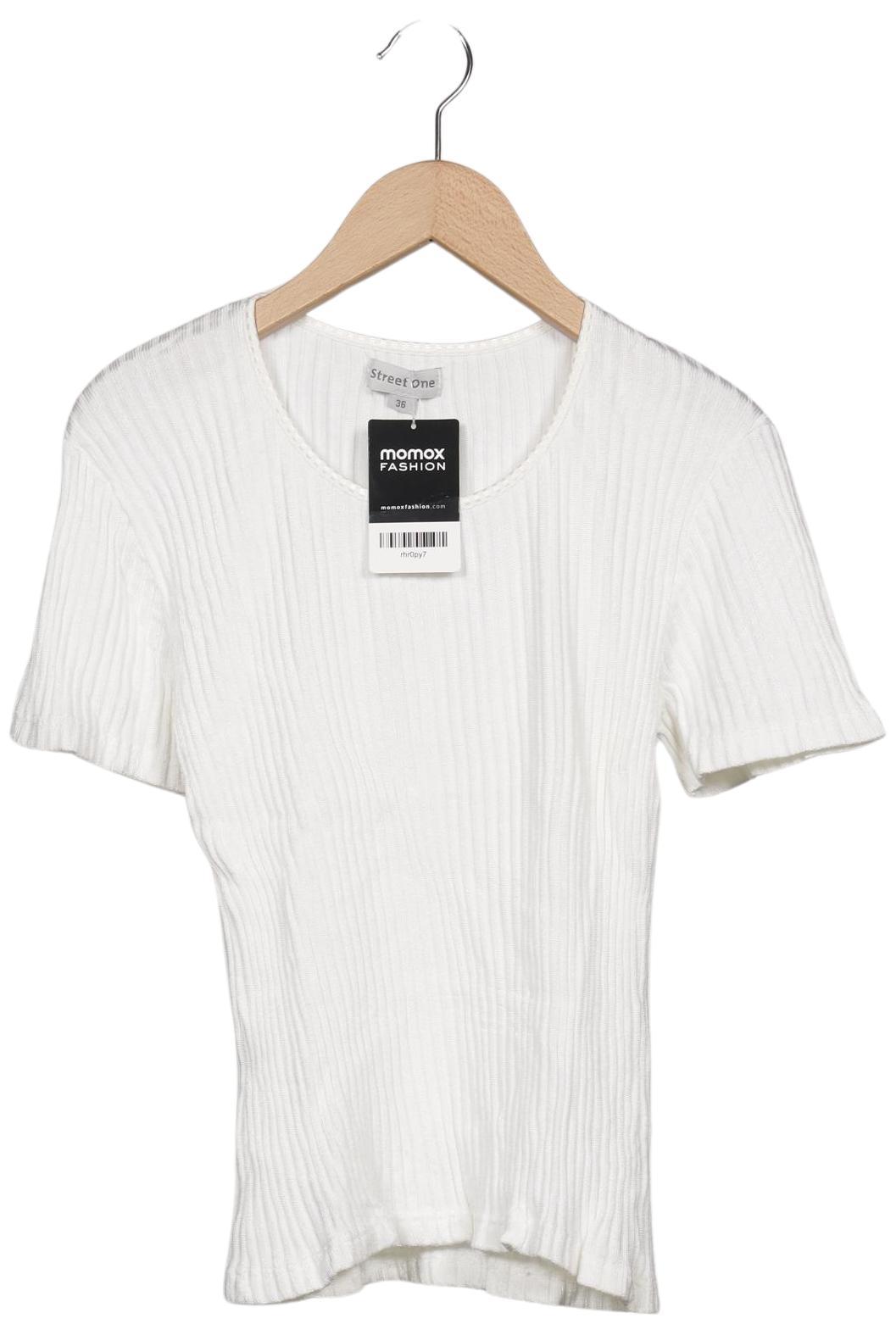 

Street One Damen Pullover, weiß, Gr. 36