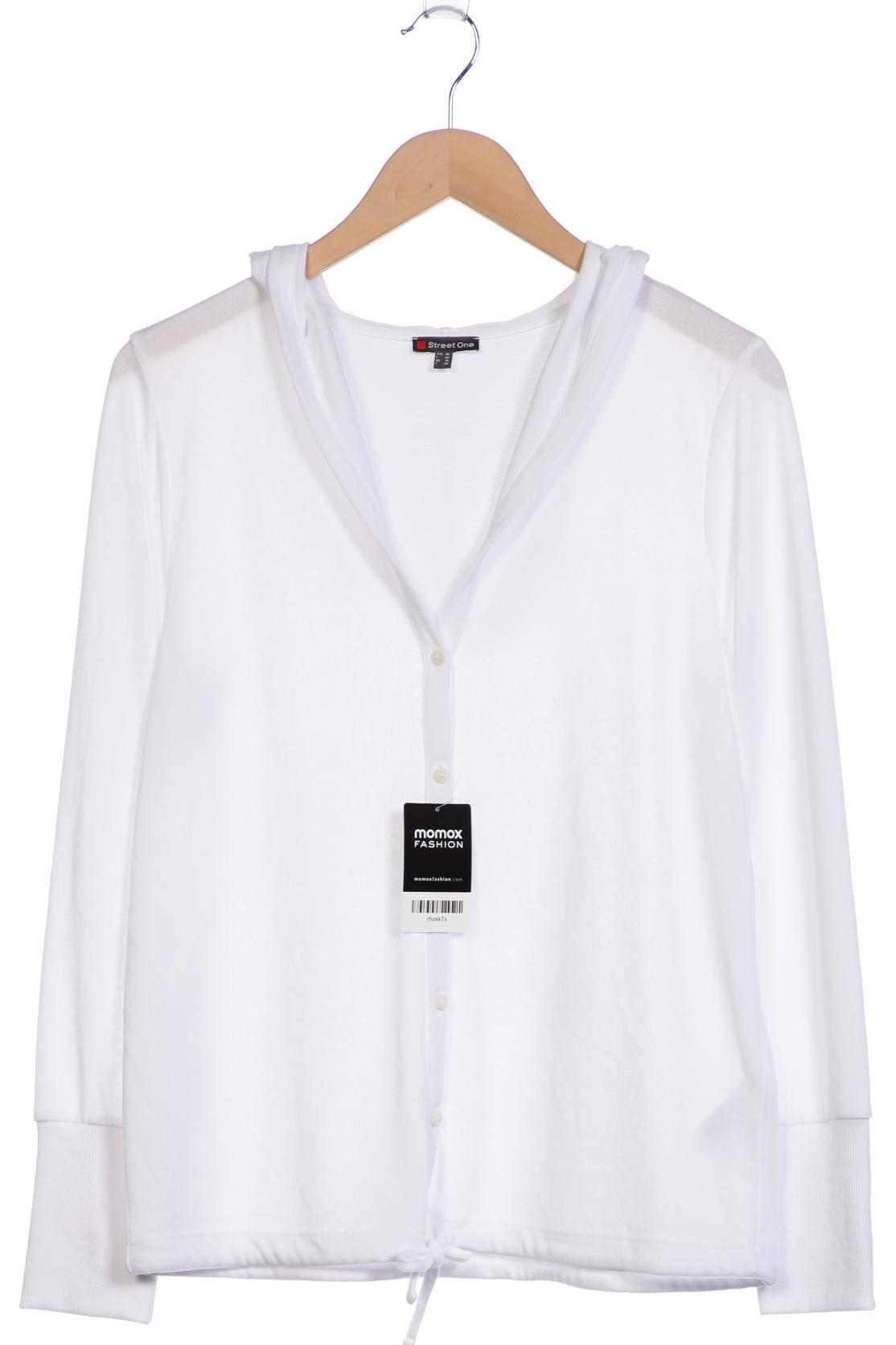

Street One Damen Strickjacke, weiß, Gr. 40