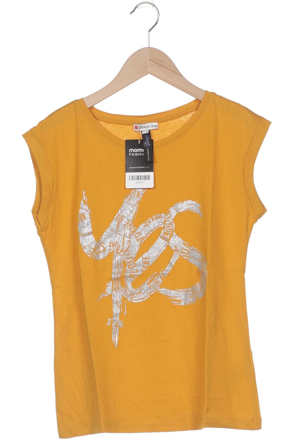 

Street One Damen T-Shirt, gelb, Gr. 34