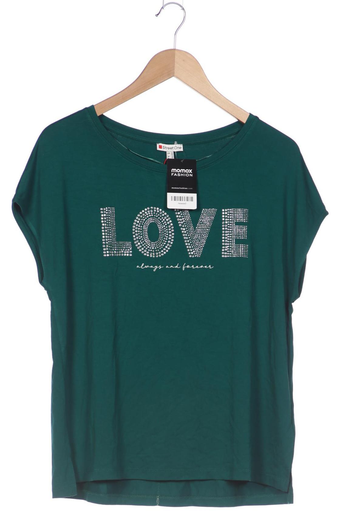 

Street One Damen T-Shirt, grün, Gr. 40