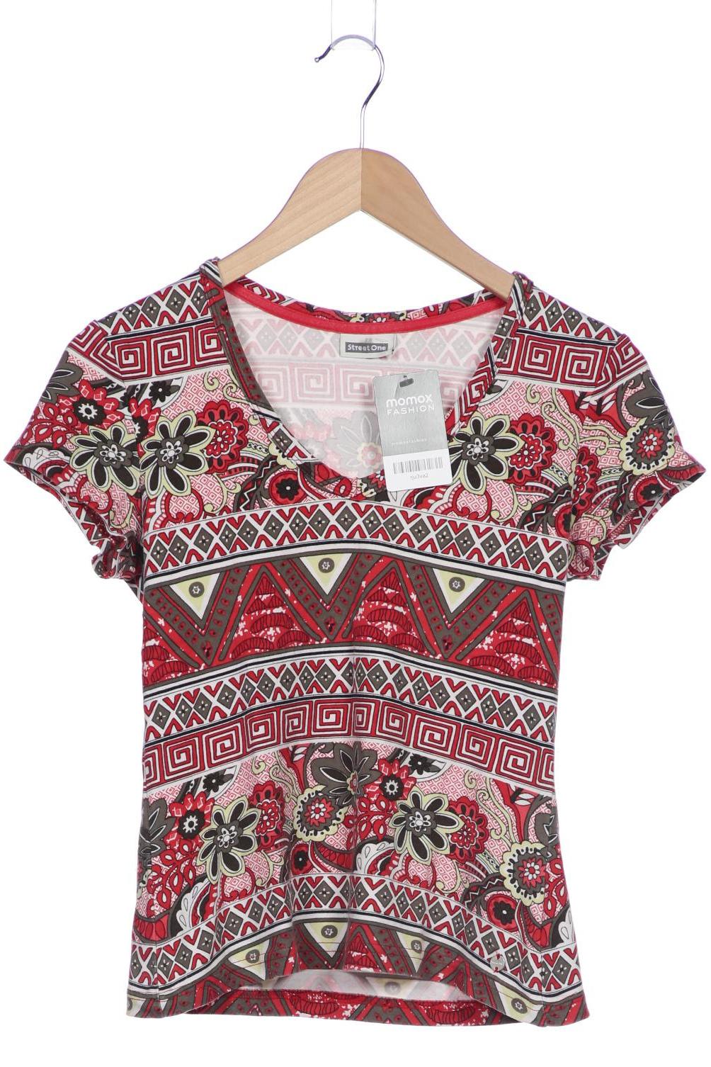 

Street One Damen T-Shirt, mehrfarbig, Gr. 36