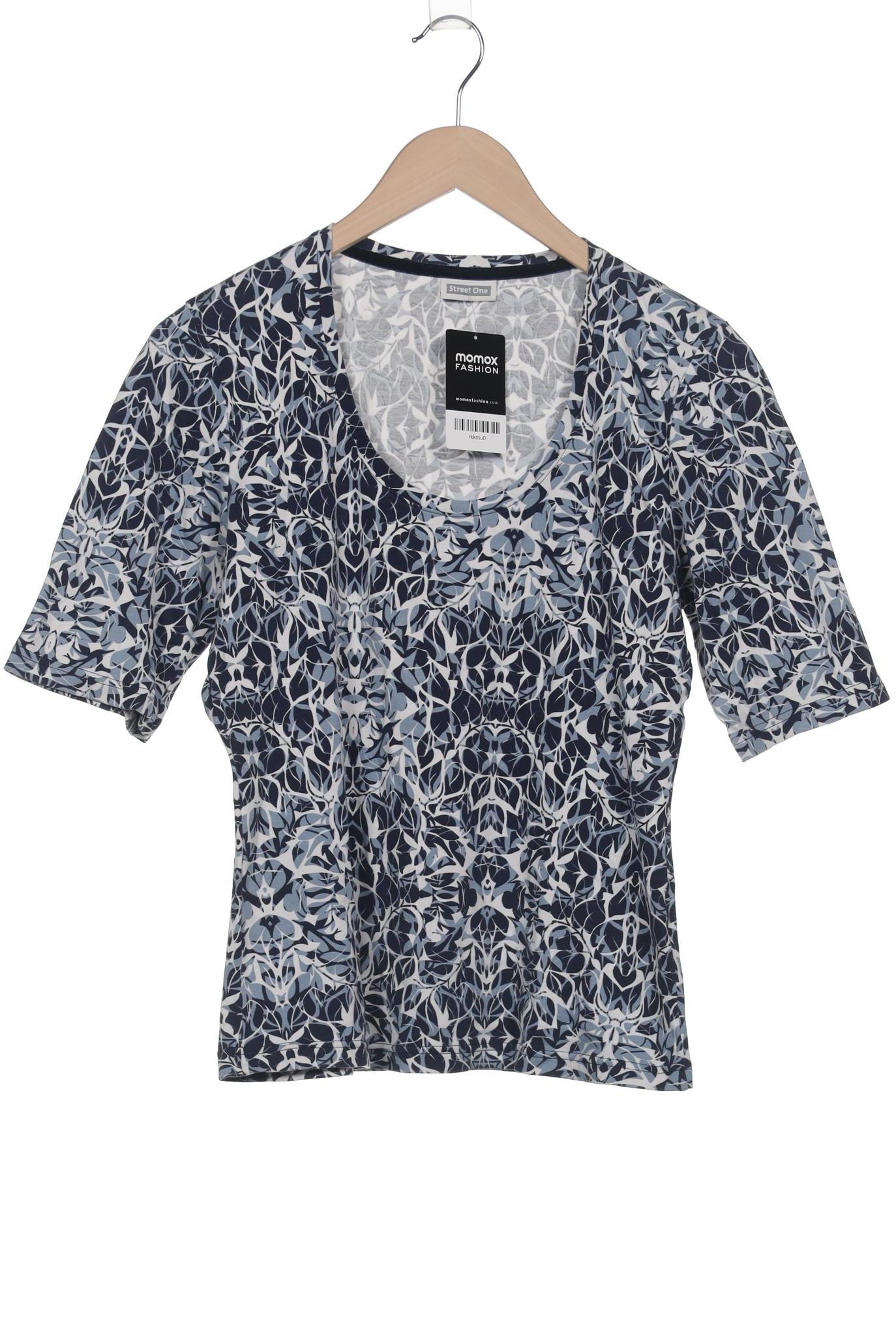 

Street One Damen T-Shirt, blau, Gr. 44