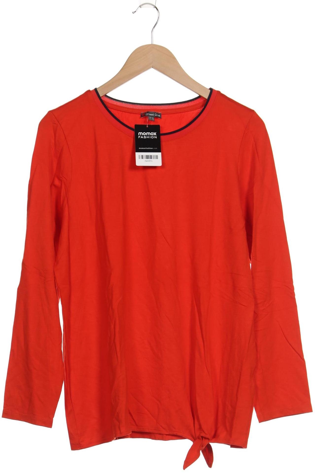 

Street One Damen Langarmshirt, orange, Gr. 44