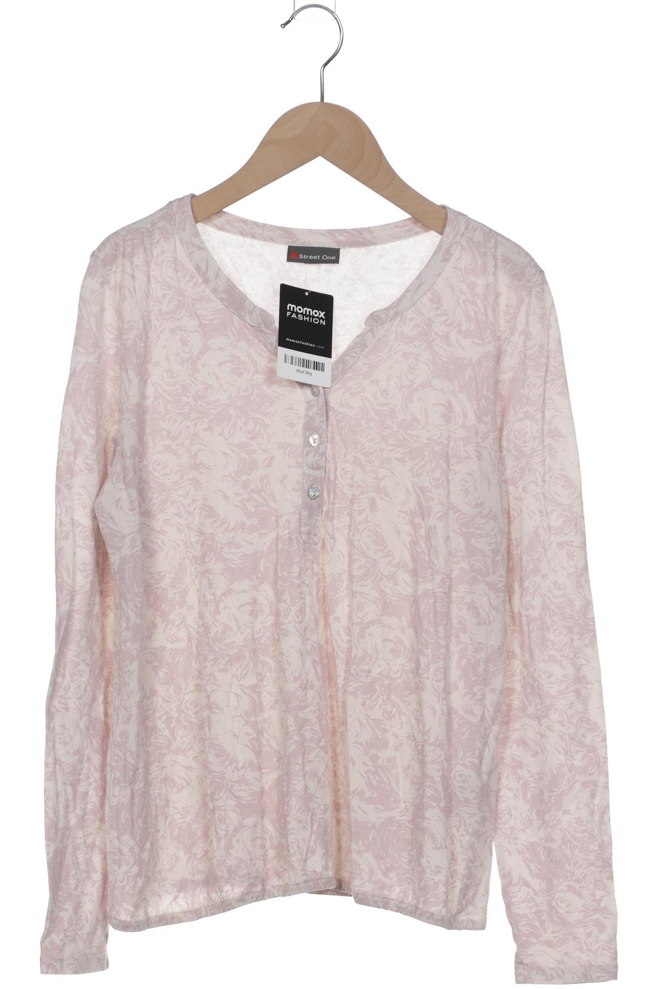 

Street One Damen Langarmshirt, pink, Gr. 36