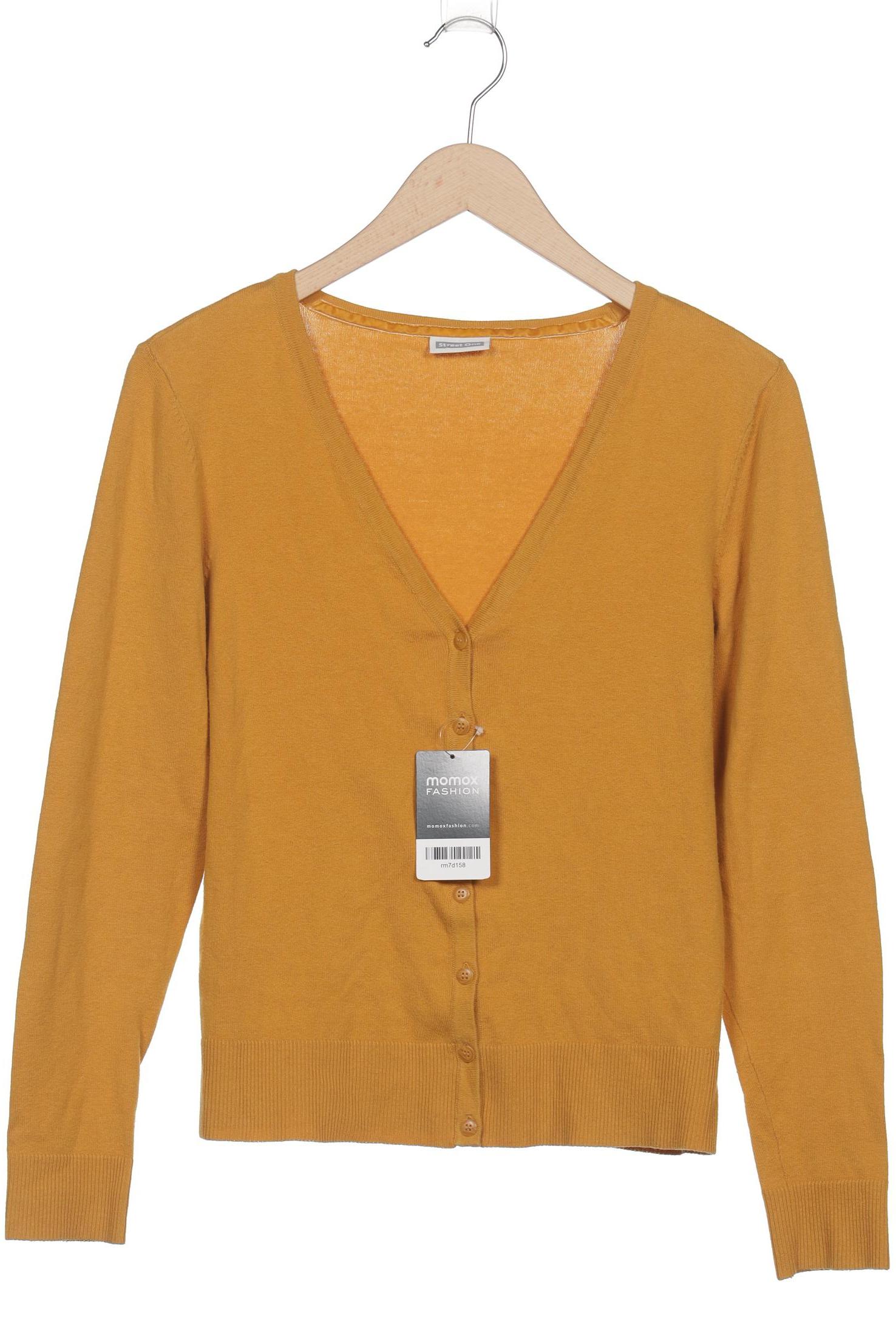 

Street One Damen Strickjacke, gelb, Gr. 40