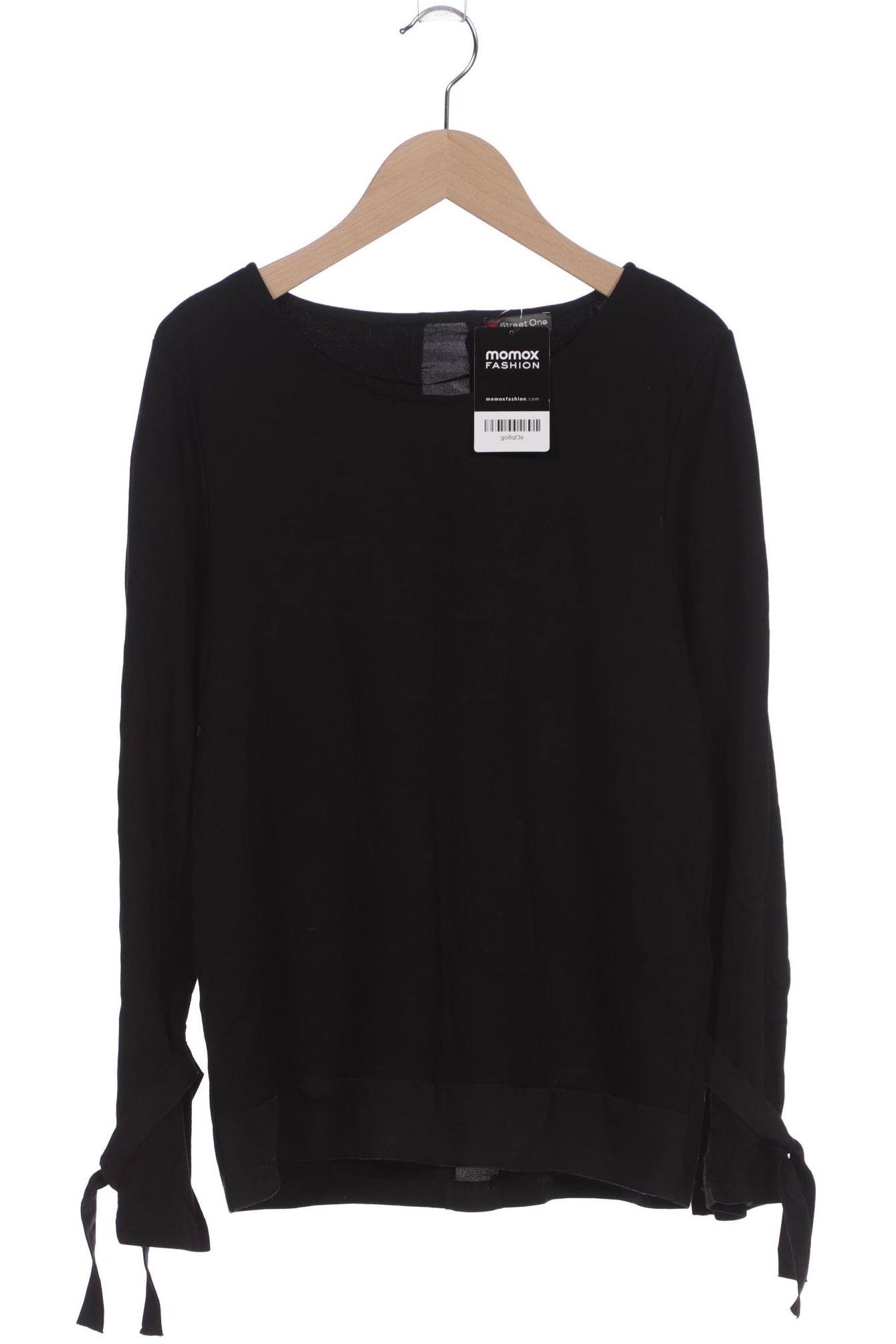 

Street One Damen Langarmshirt, schwarz, Gr. 38