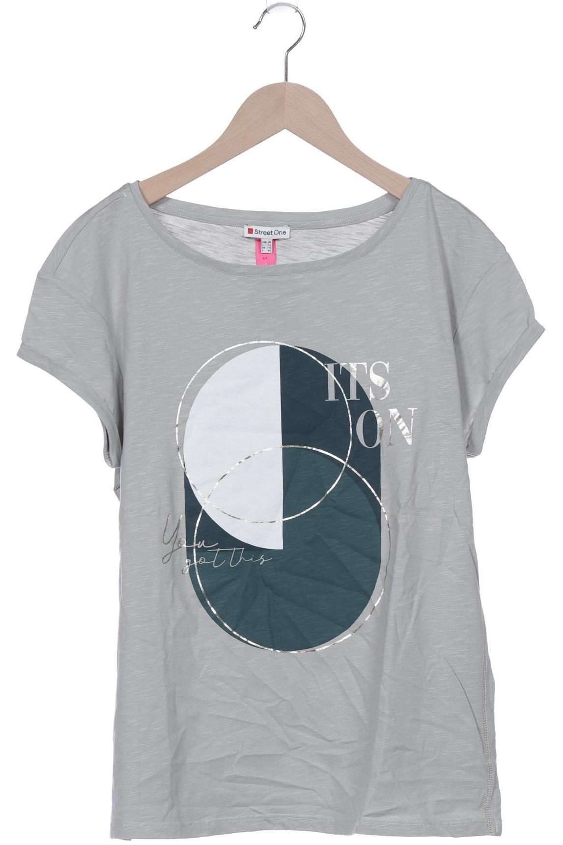 

Street One Damen T-Shirt, grau, Gr. 38