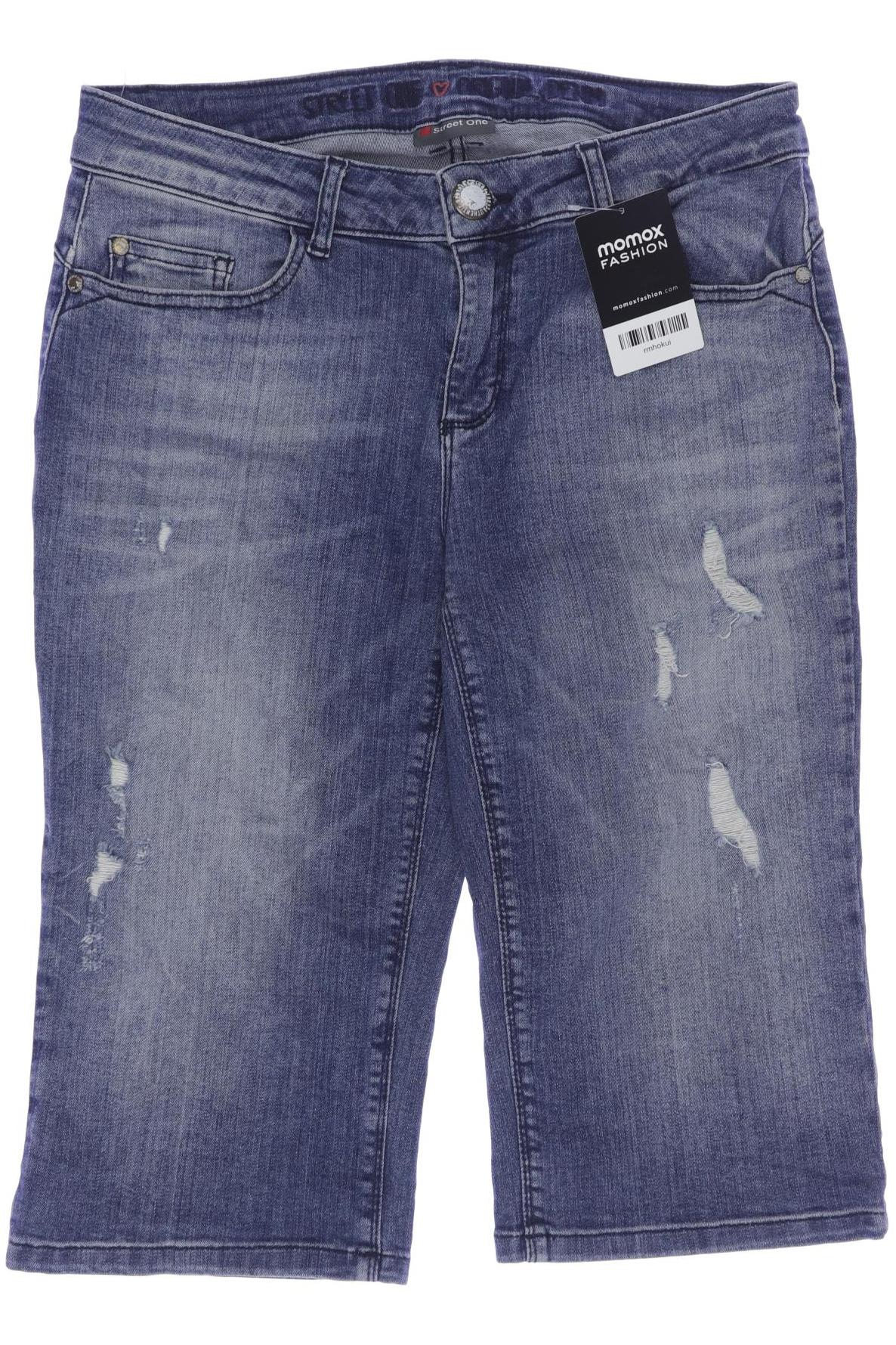 

Street One Damen Shorts, blau, Gr. 28