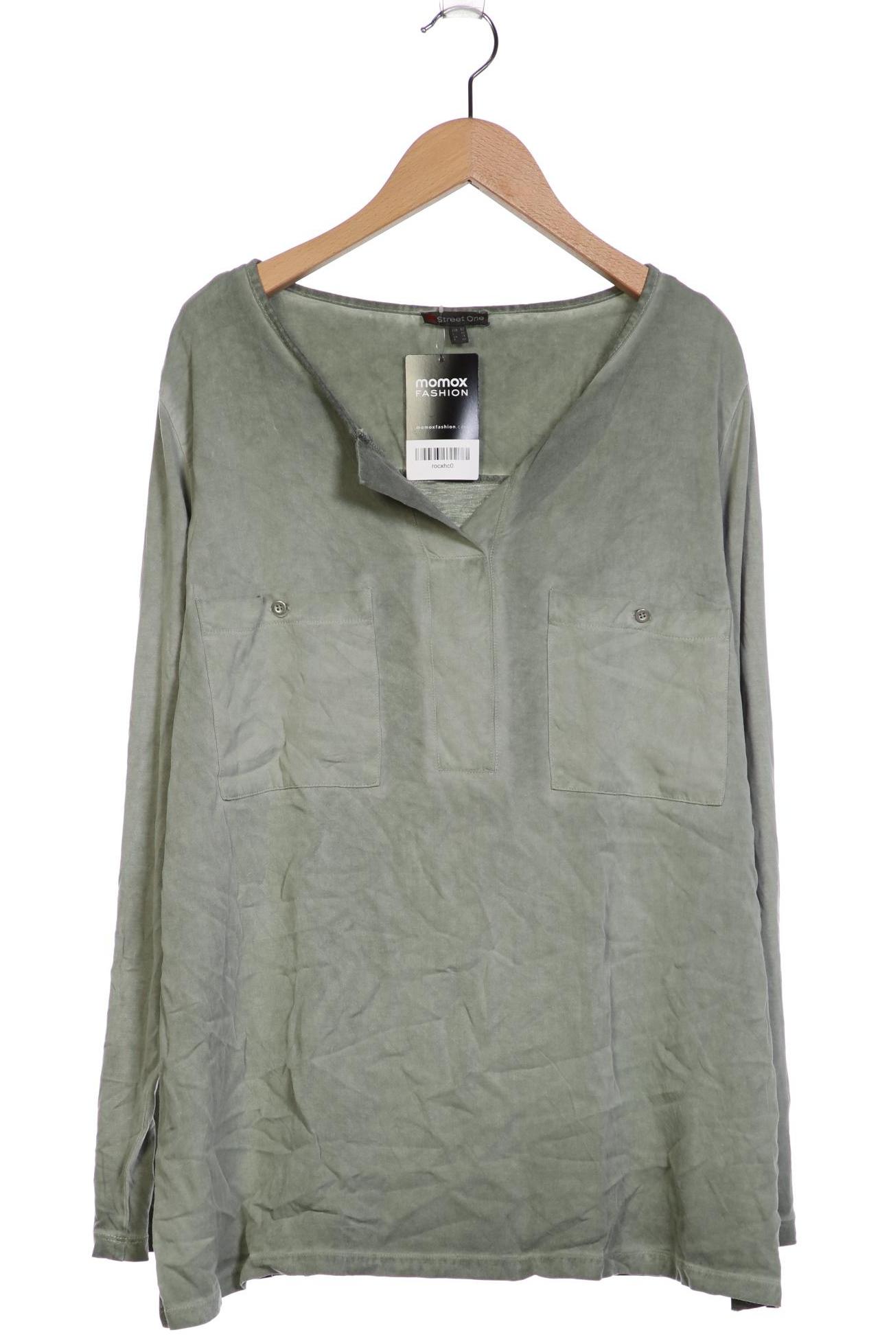 

Street One Damen Langarmshirt, grün, Gr. 42