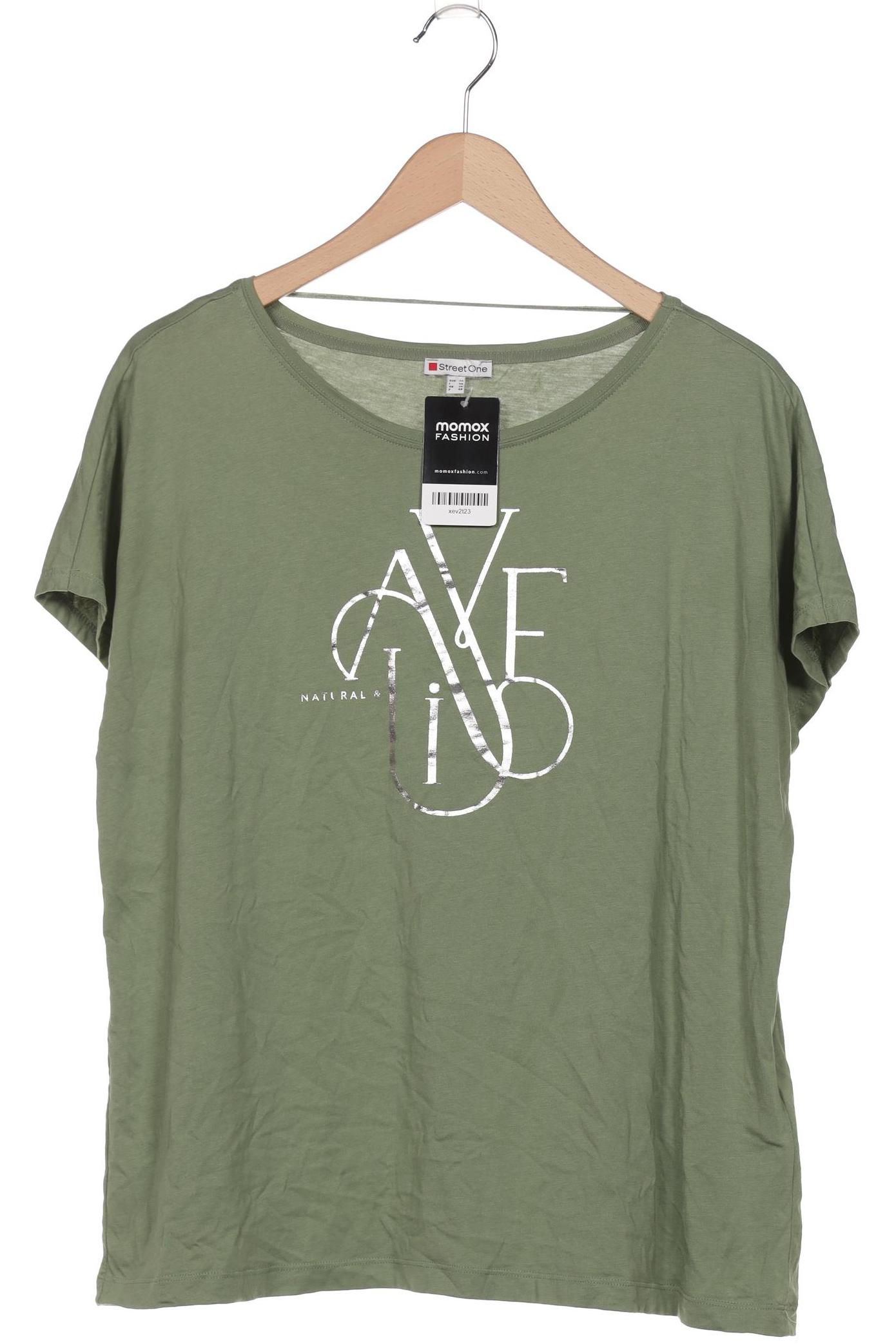 

Street One Damen T-Shirt, grün, Gr. 46
