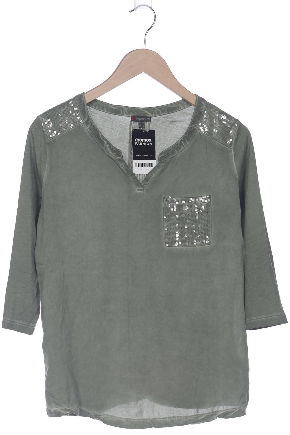 

Street One Damen Langarmshirt, grün, Gr. 36