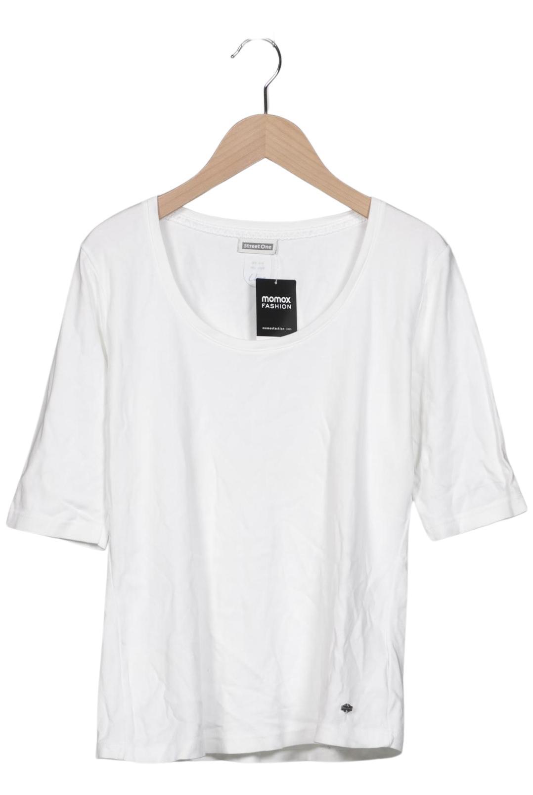 

Street One Damen T-Shirt, weiß, Gr. 40