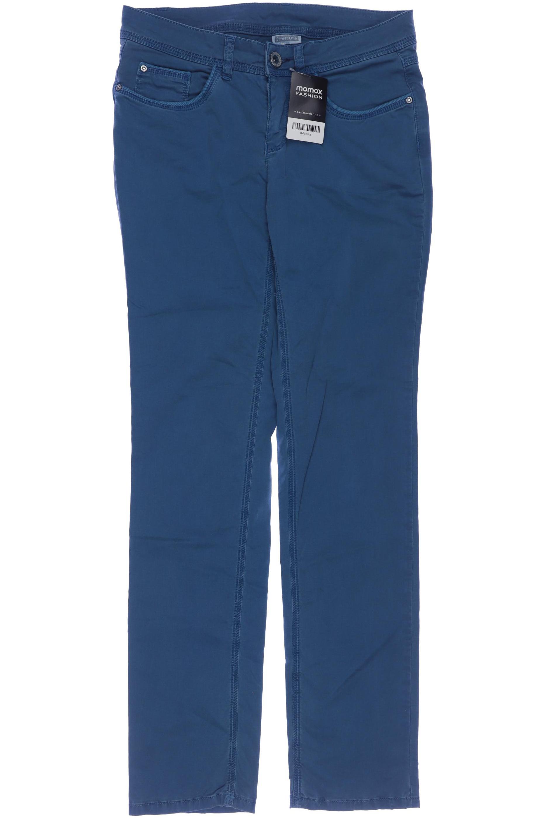 

Street One Damen Stoffhose, türkis, Gr. 36