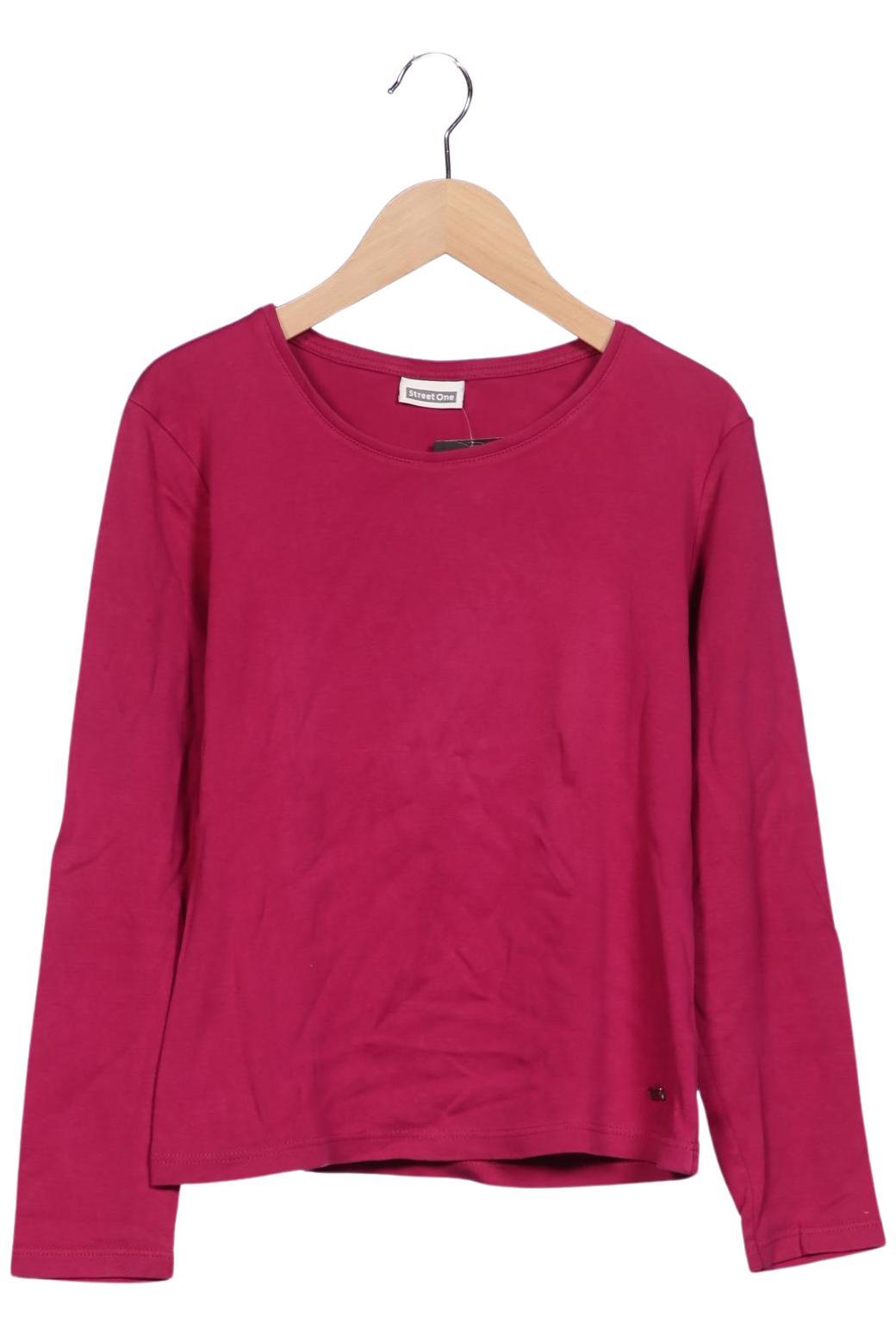 

Street One Damen Langarmshirt, pink, Gr. 38